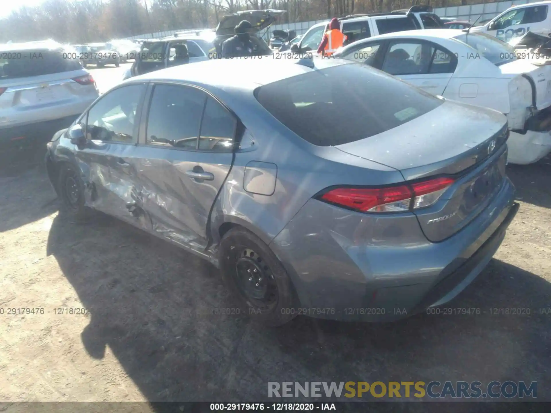 3 Photograph of a damaged car 5YFEPRAE7LP105807 TOYOTA COROLLA 2020