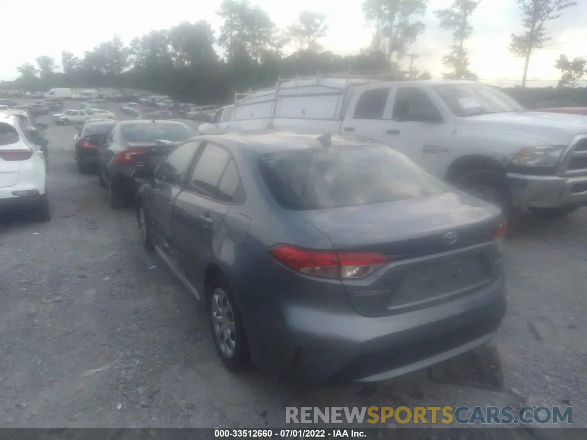 3 Photograph of a damaged car 5YFEPRAE7LP106150 TOYOTA COROLLA 2020