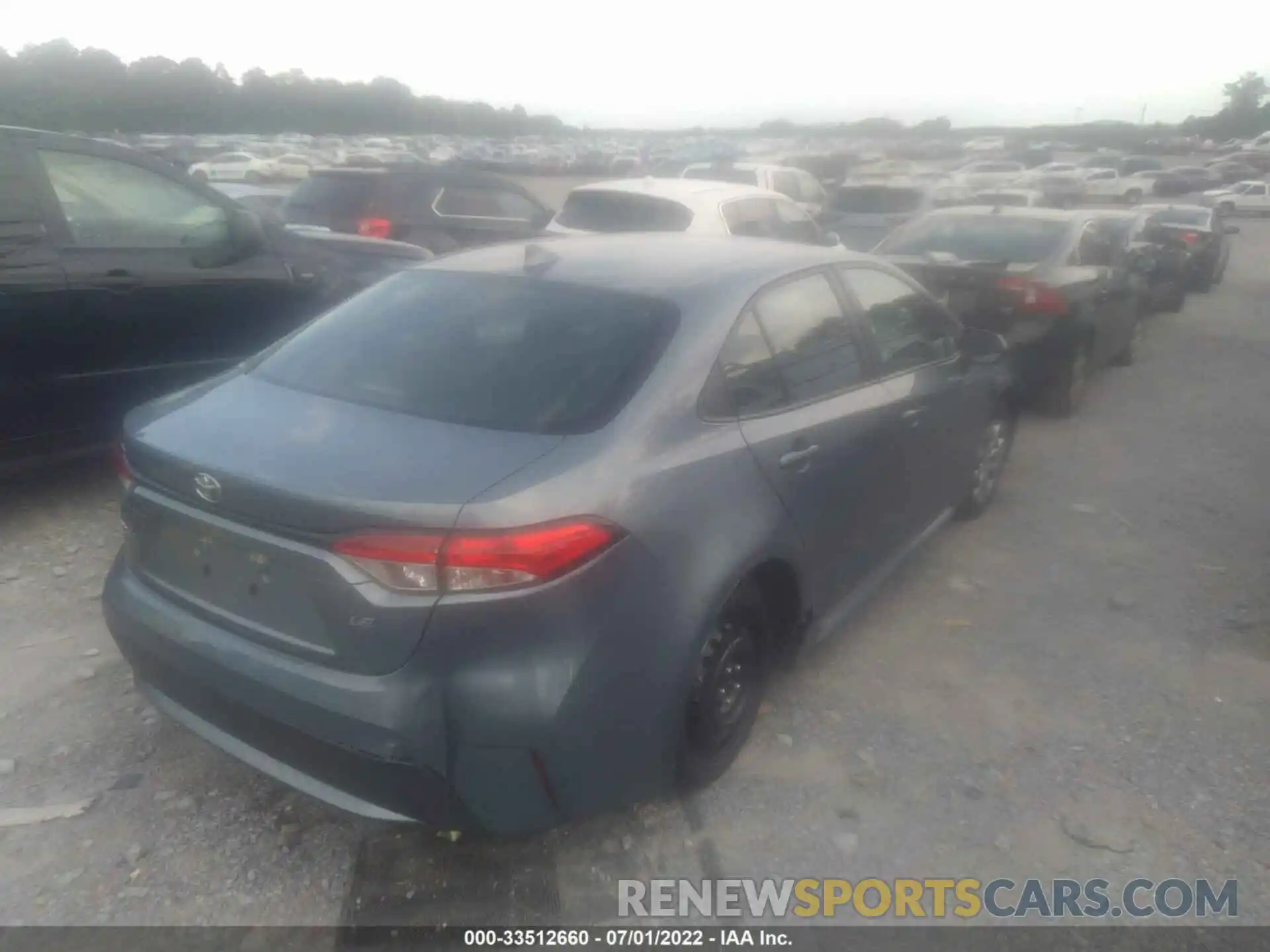 4 Photograph of a damaged car 5YFEPRAE7LP106150 TOYOTA COROLLA 2020