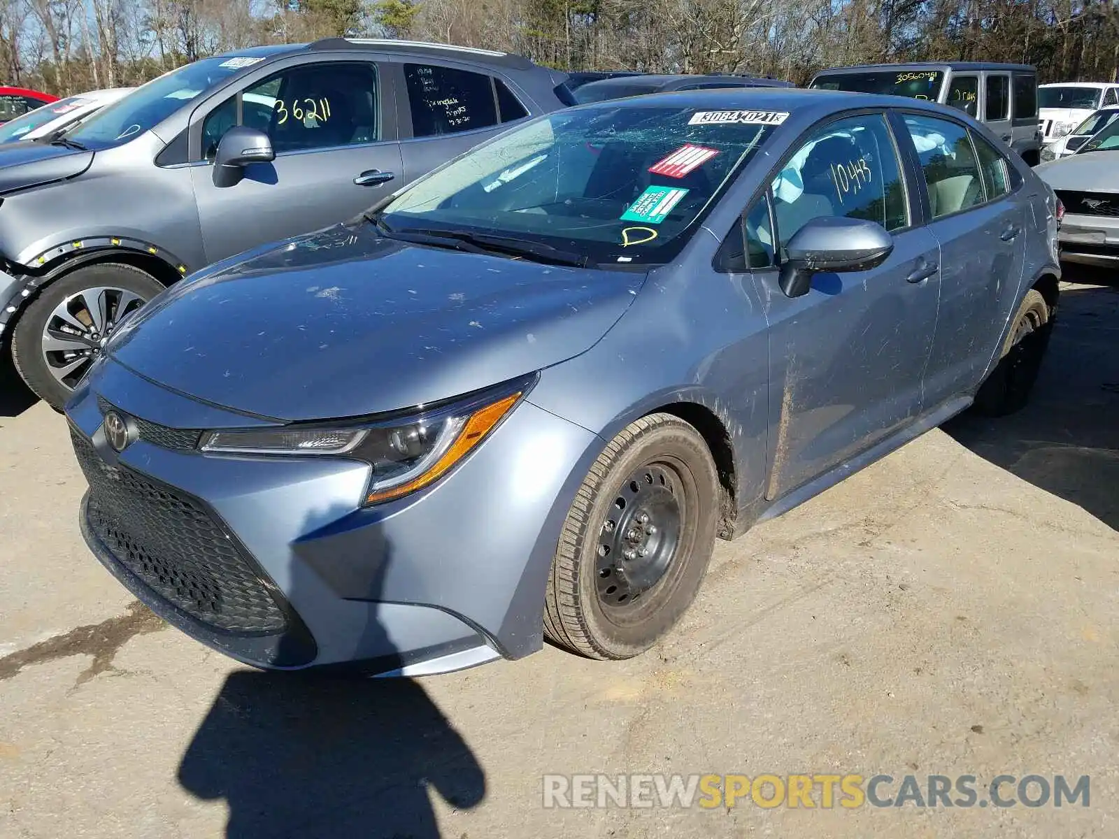 2 Photograph of a damaged car 5YFEPRAE7LP106780 TOYOTA COROLLA 2020