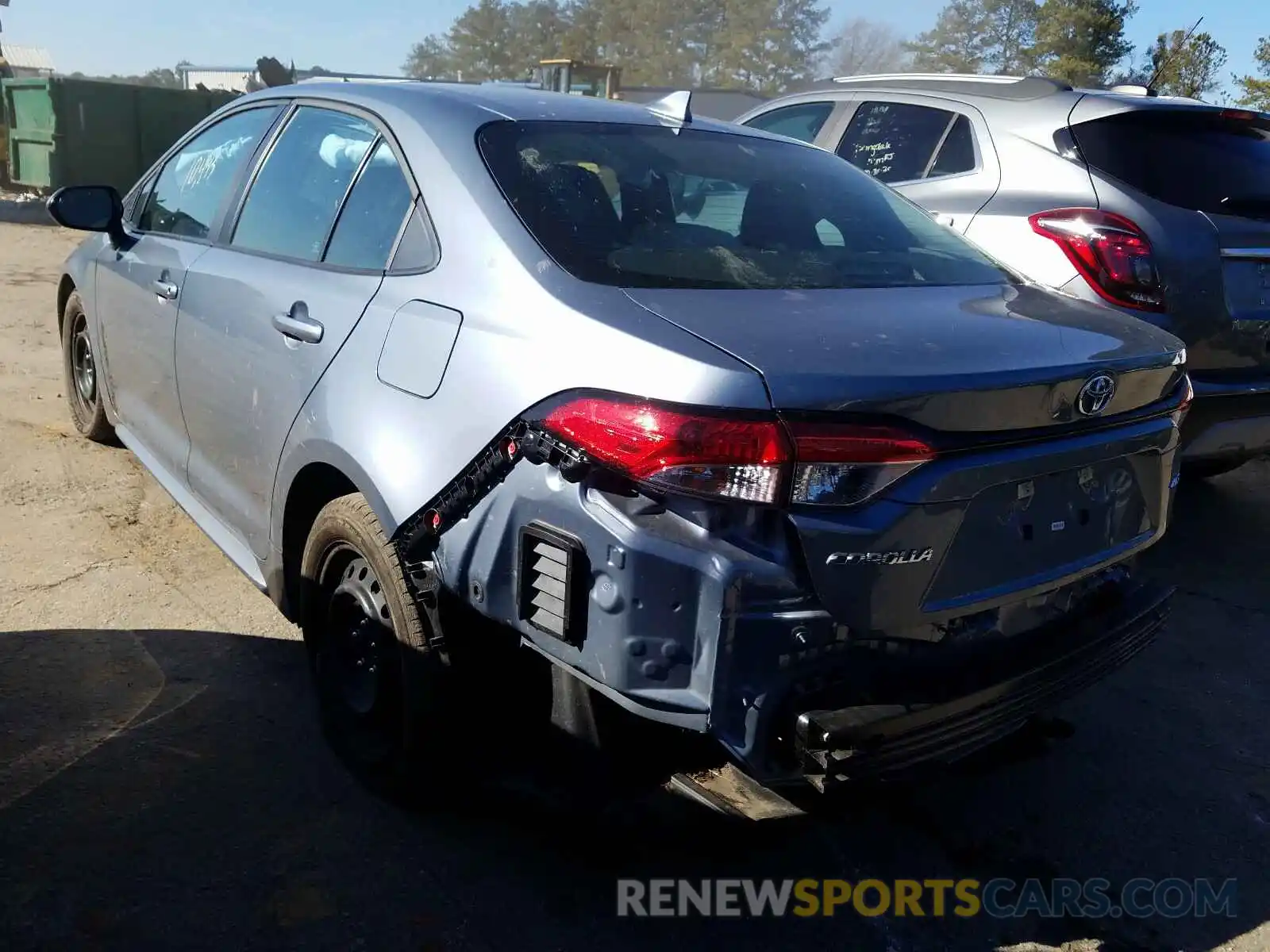 3 Photograph of a damaged car 5YFEPRAE7LP106780 TOYOTA COROLLA 2020