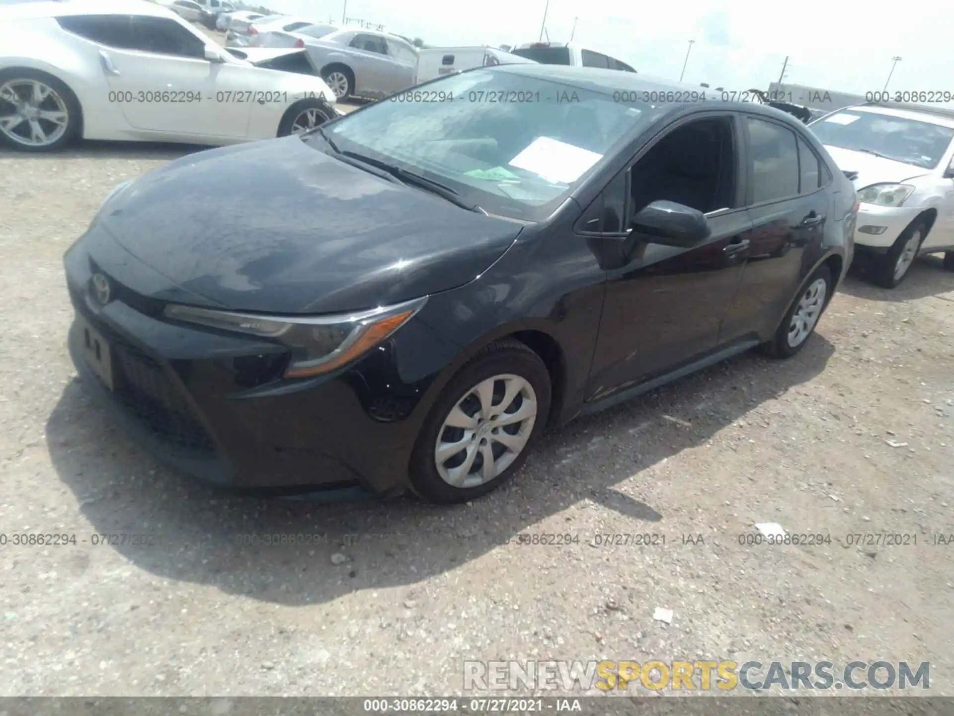 2 Photograph of a damaged car 5YFEPRAE7LP107024 TOYOTA COROLLA 2020