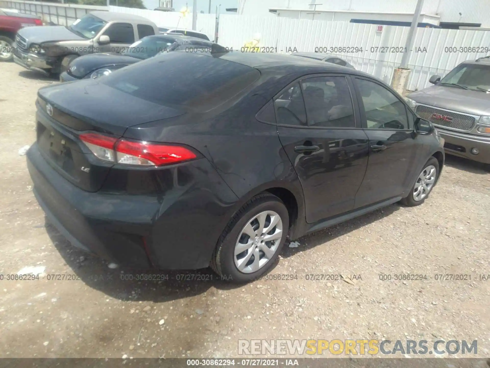 4 Photograph of a damaged car 5YFEPRAE7LP107024 TOYOTA COROLLA 2020