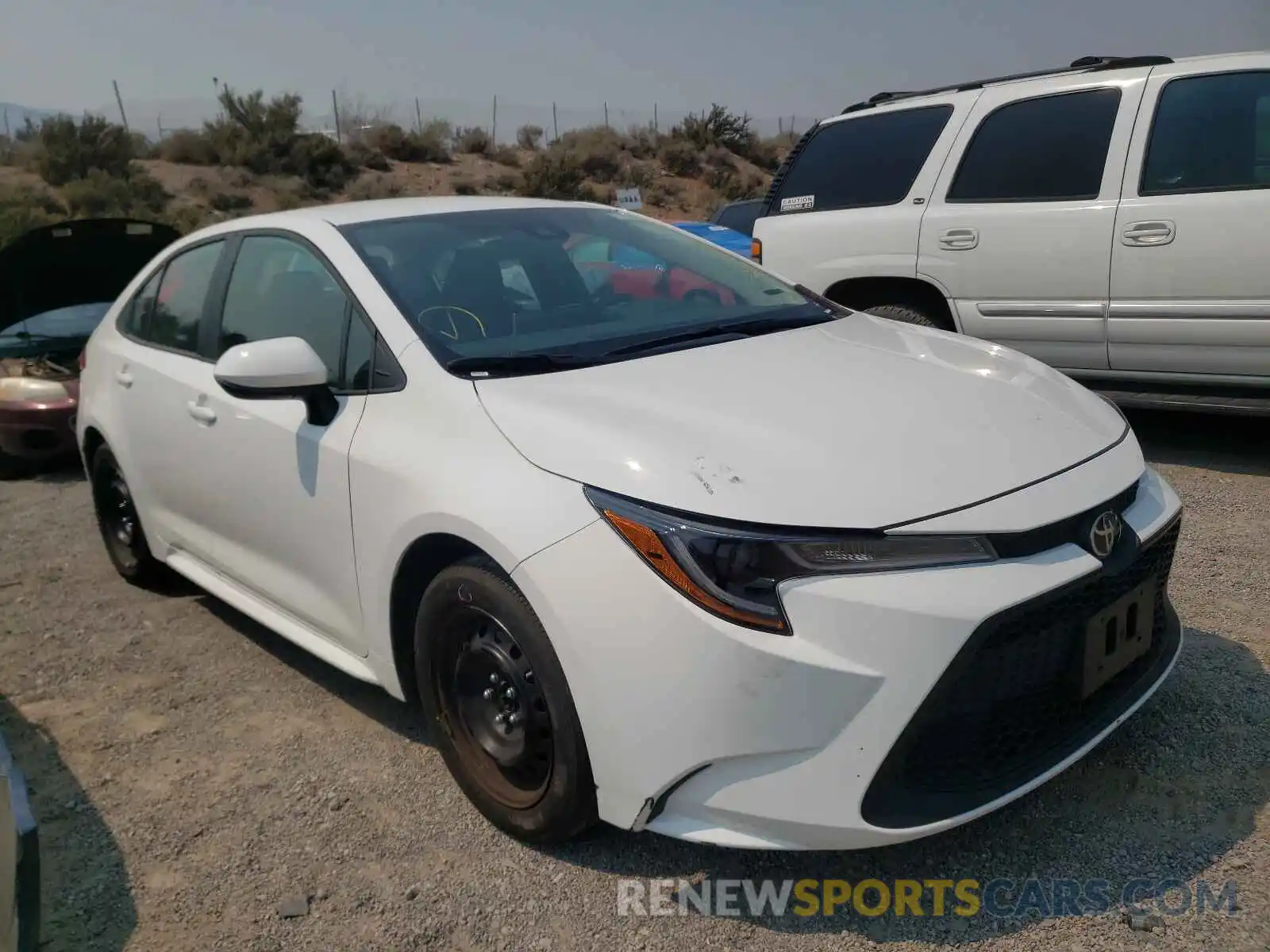 1 Photograph of a damaged car 5YFEPRAE7LP107069 TOYOTA COROLLA 2020