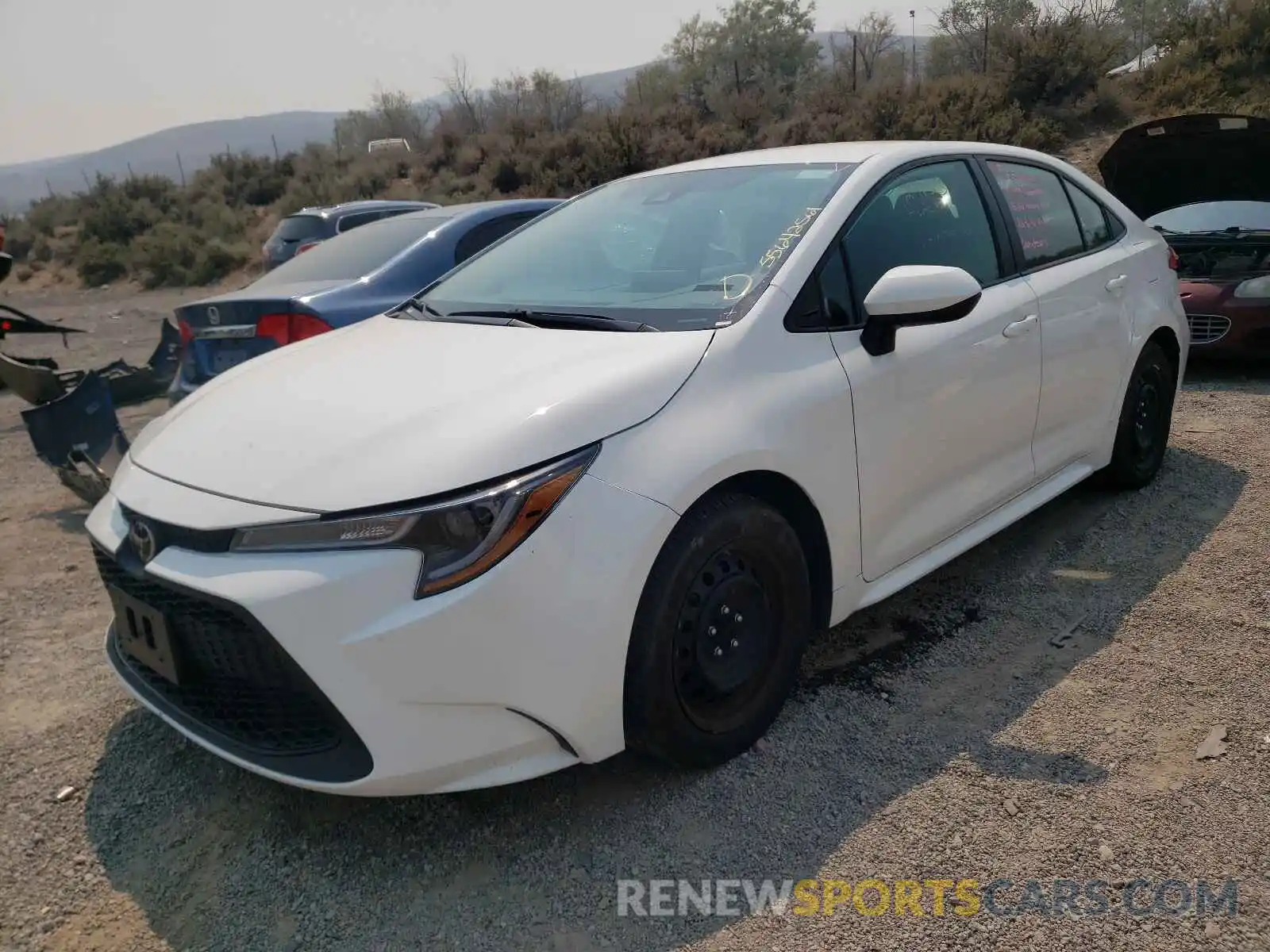 2 Photograph of a damaged car 5YFEPRAE7LP107069 TOYOTA COROLLA 2020