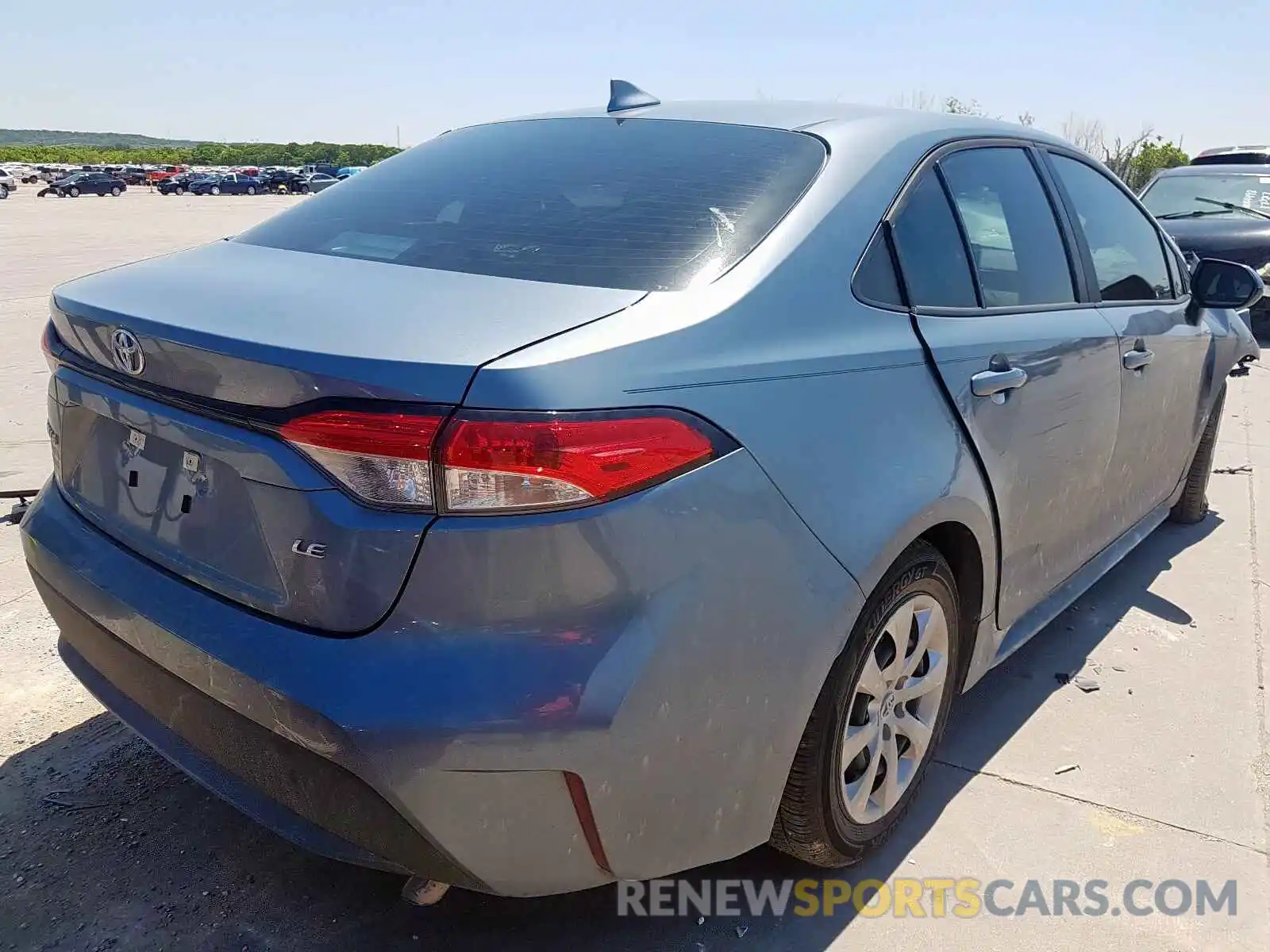 4 Photograph of a damaged car 5YFEPRAE7LP107444 TOYOTA COROLLA 2020