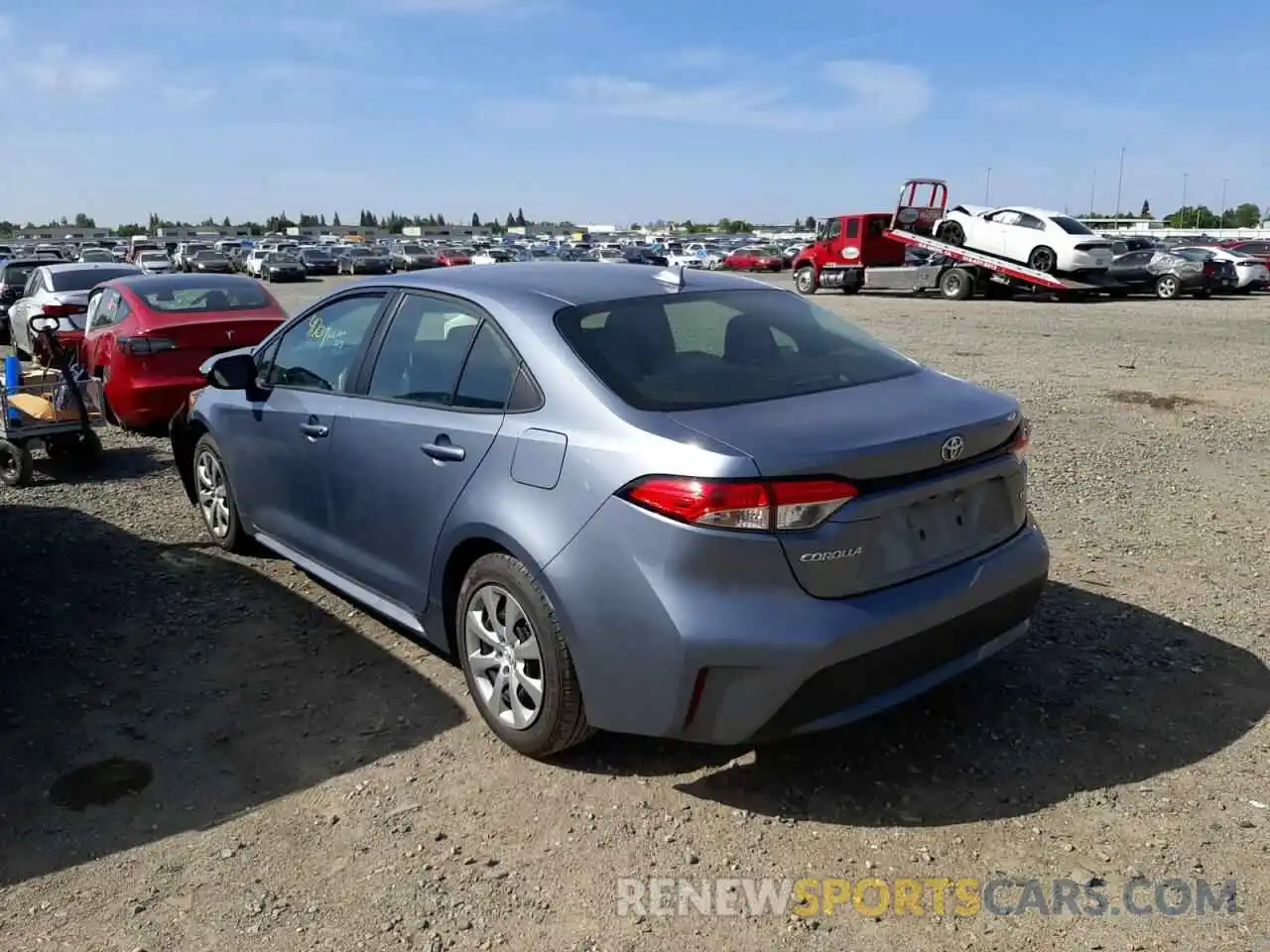 3 Photograph of a damaged car 5YFEPRAE7LP107766 TOYOTA COROLLA 2020