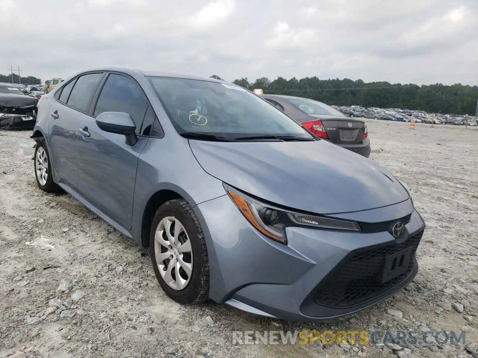 1 Photograph of a damaged car 5YFEPRAE7LP108139 TOYOTA COROLLA 2020