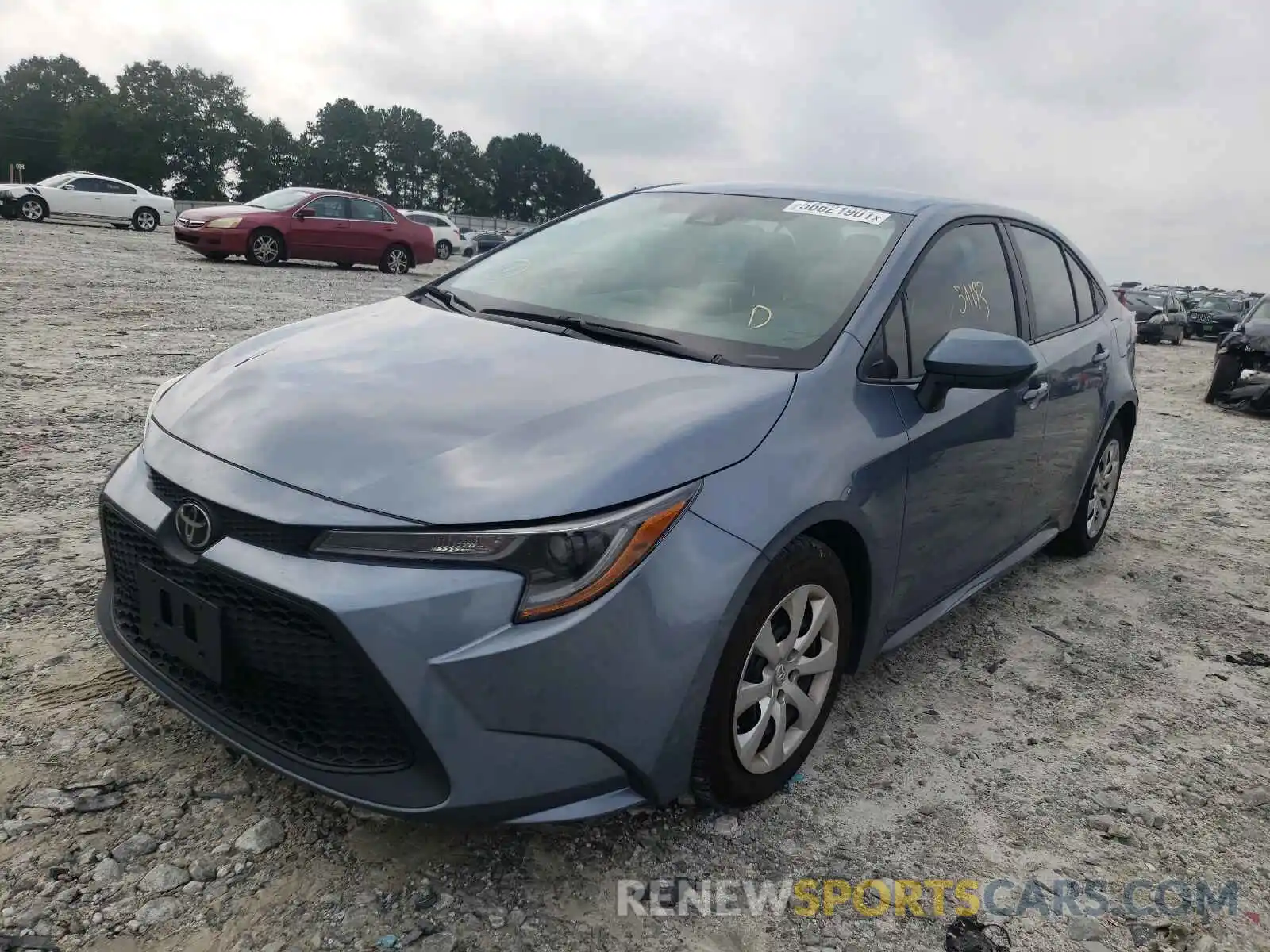 2 Photograph of a damaged car 5YFEPRAE7LP108139 TOYOTA COROLLA 2020