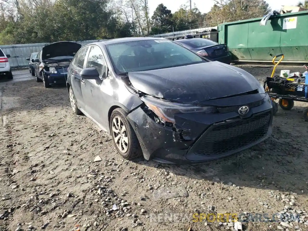 1 Photograph of a damaged car 5YFEPRAE7LP108559 TOYOTA COROLLA 2020