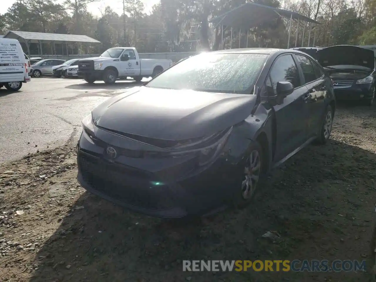 2 Photograph of a damaged car 5YFEPRAE7LP108559 TOYOTA COROLLA 2020