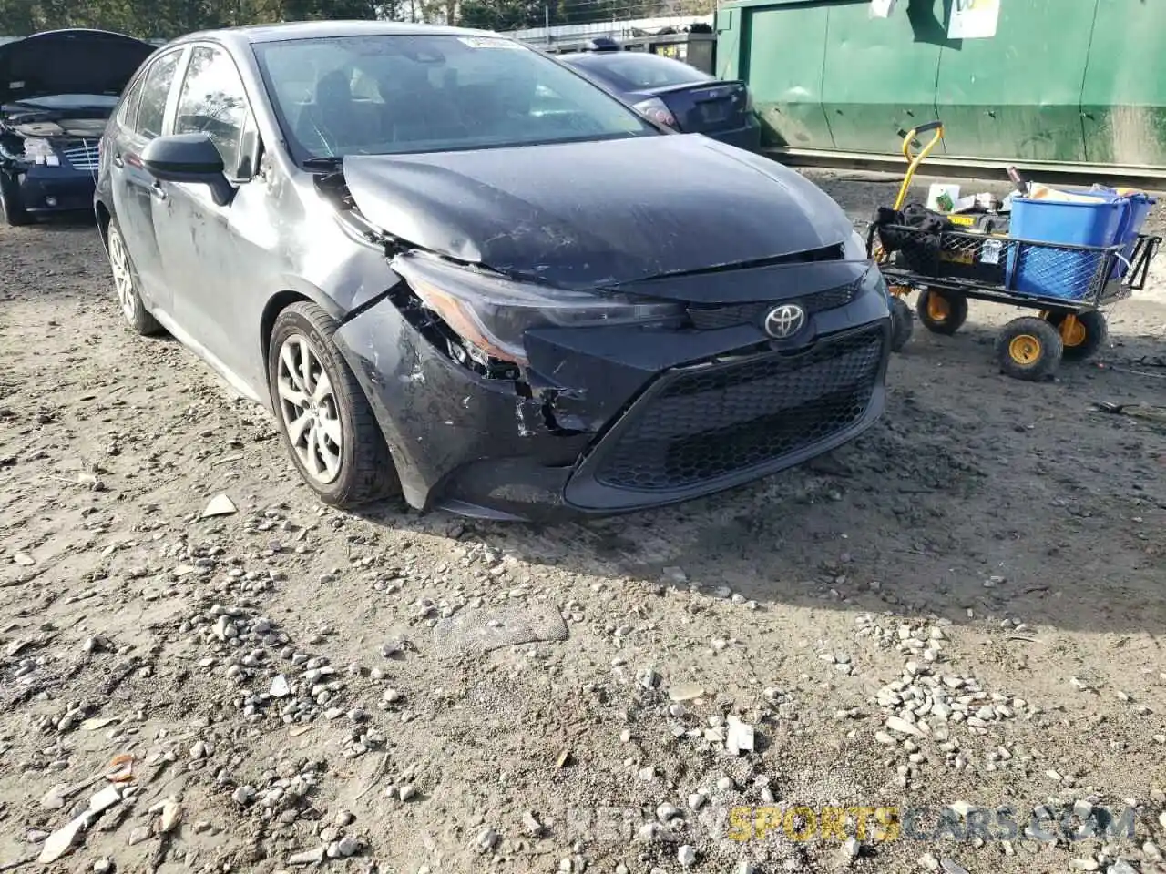 9 Photograph of a damaged car 5YFEPRAE7LP108559 TOYOTA COROLLA 2020