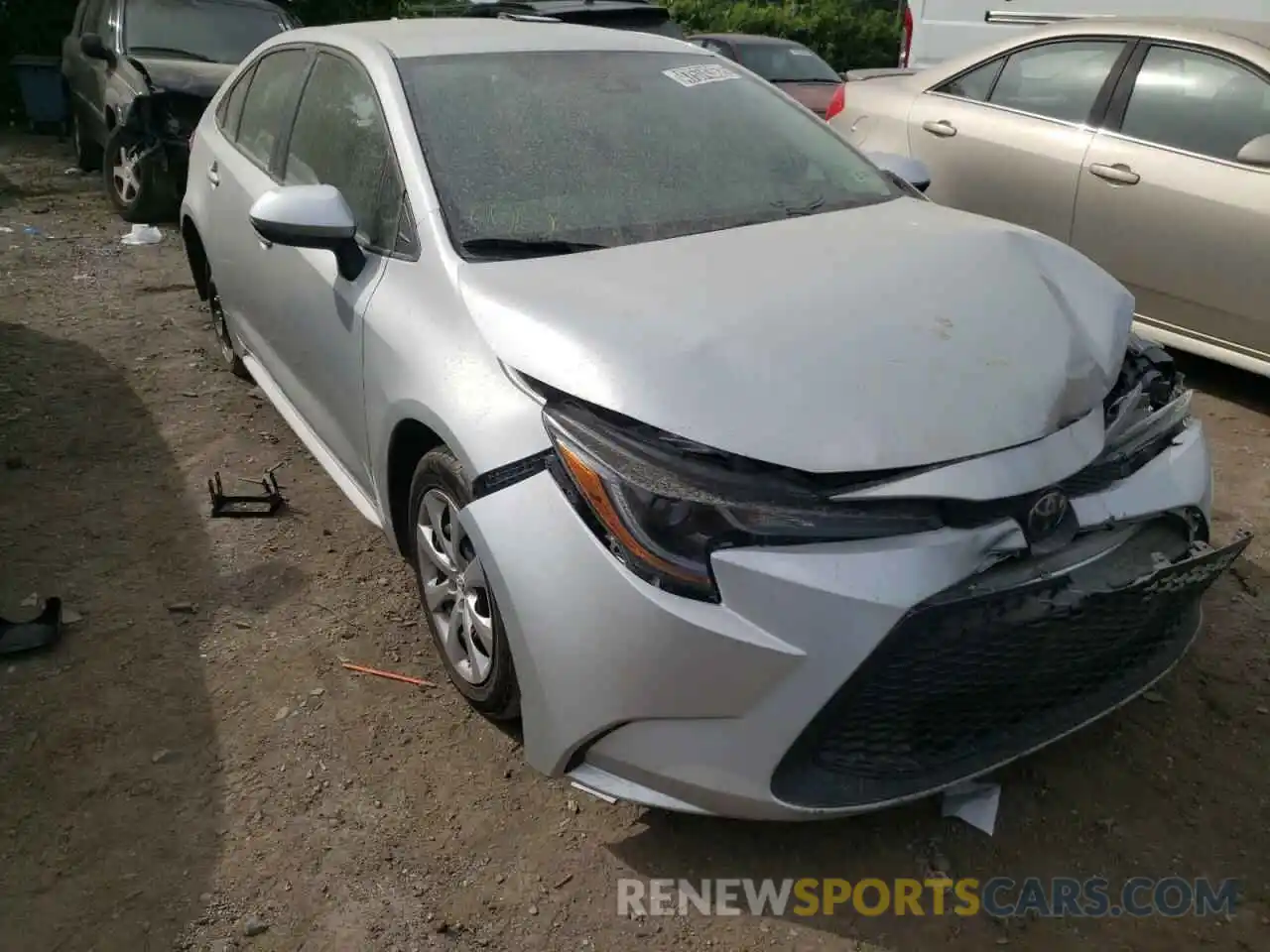 1 Photograph of a damaged car 5YFEPRAE7LP109047 TOYOTA COROLLA 2020