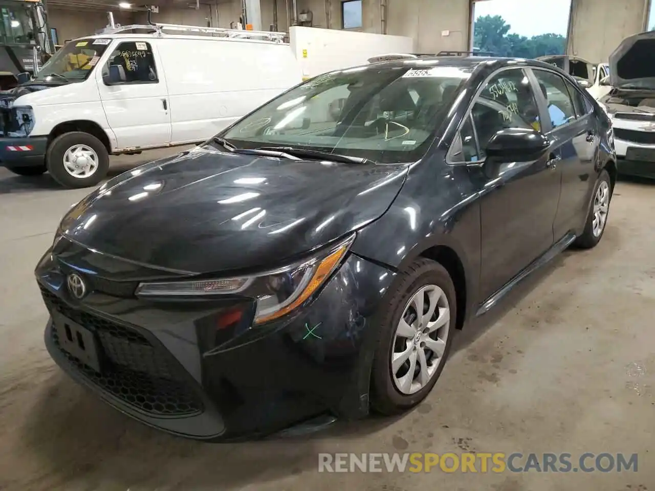 2 Photograph of a damaged car 5YFEPRAE7LP109050 TOYOTA COROLLA 2020