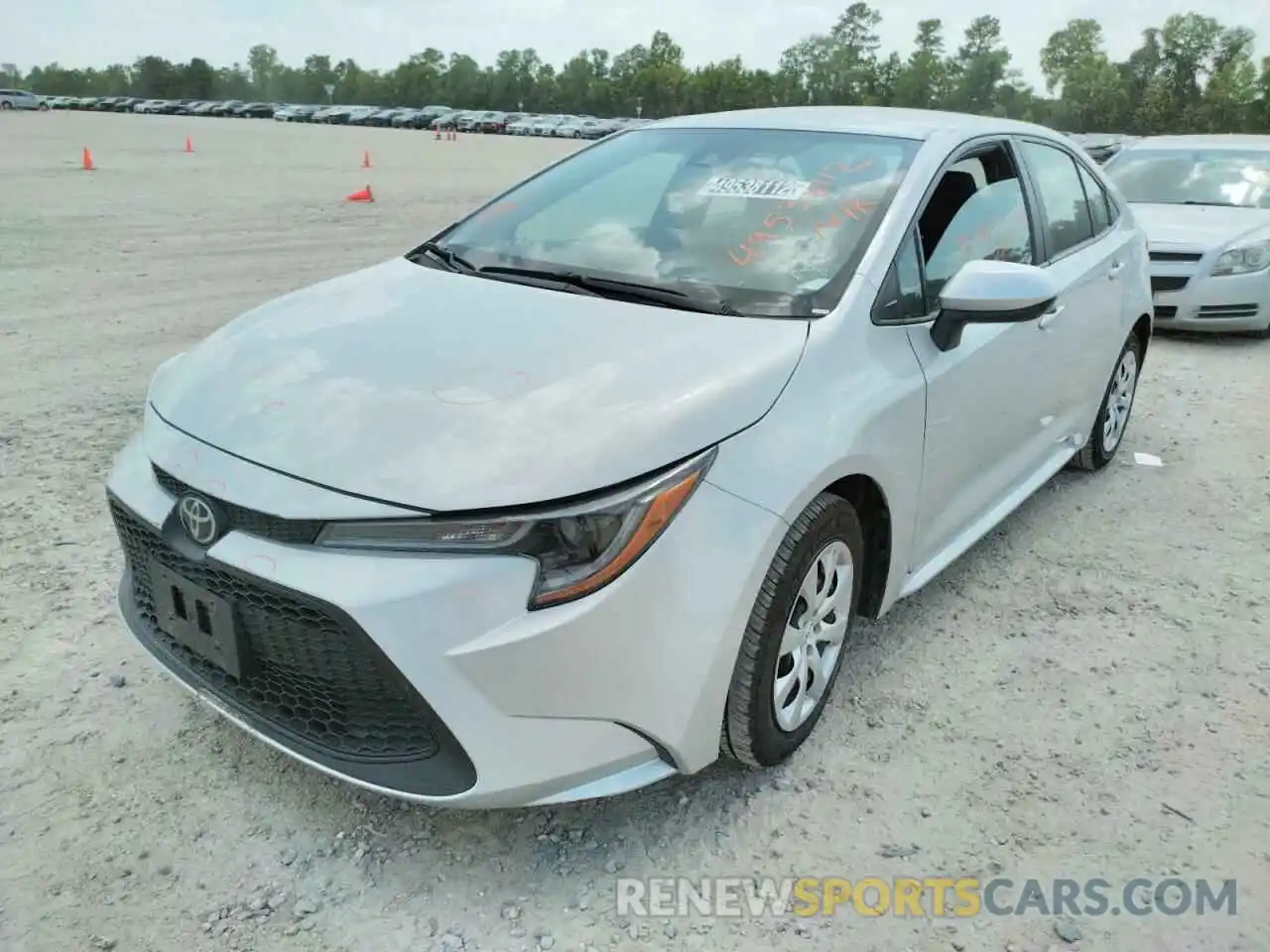 2 Photograph of a damaged car 5YFEPRAE7LP109260 TOYOTA COROLLA 2020