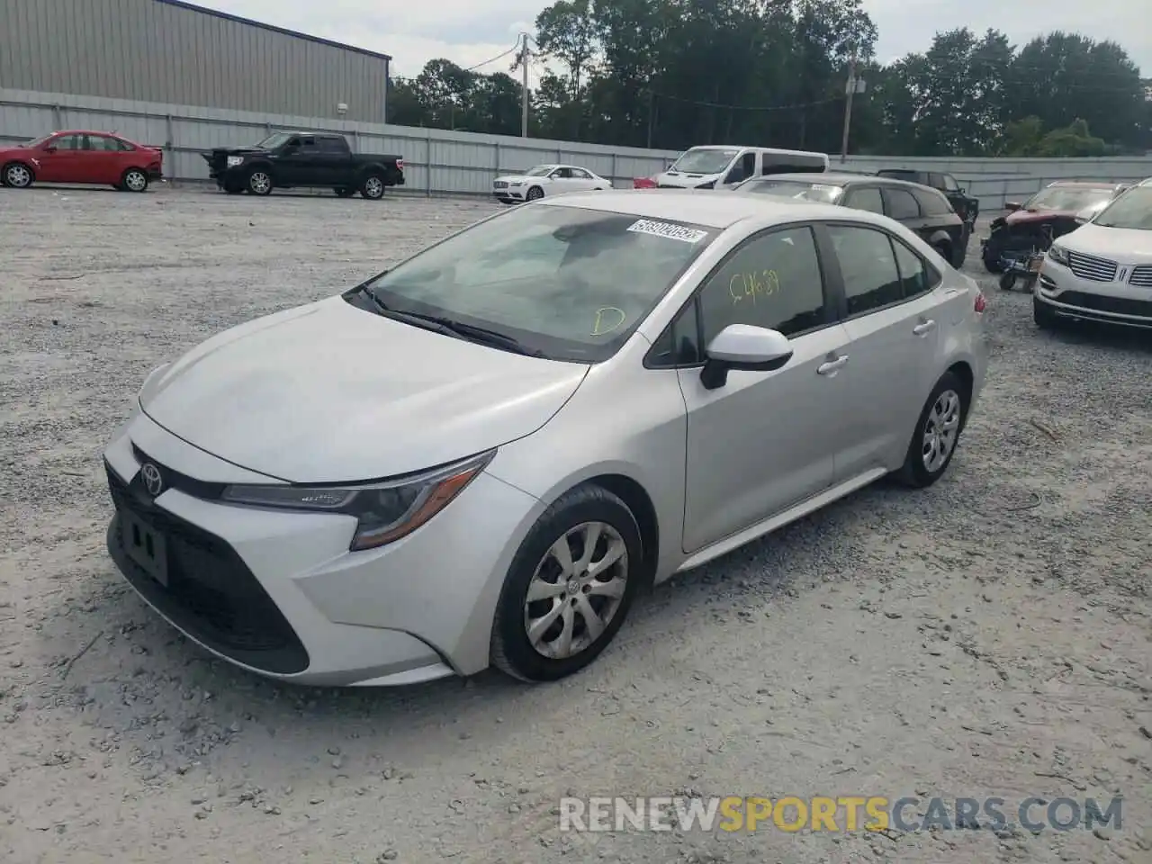 2 Photograph of a damaged car 5YFEPRAE7LP109761 TOYOTA COROLLA 2020