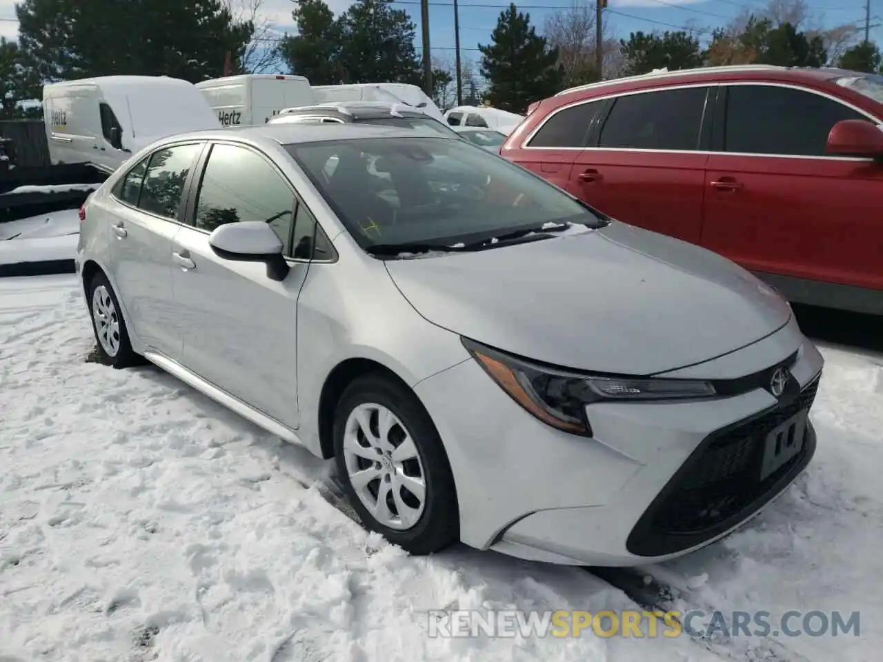 1 Photograph of a damaged car 5YFEPRAE7LP109789 TOYOTA COROLLA 2020