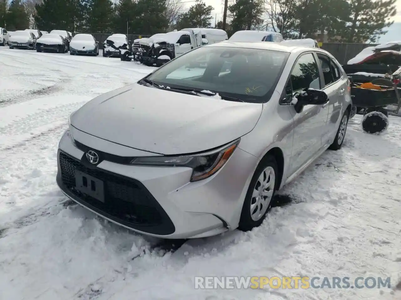 2 Photograph of a damaged car 5YFEPRAE7LP109789 TOYOTA COROLLA 2020