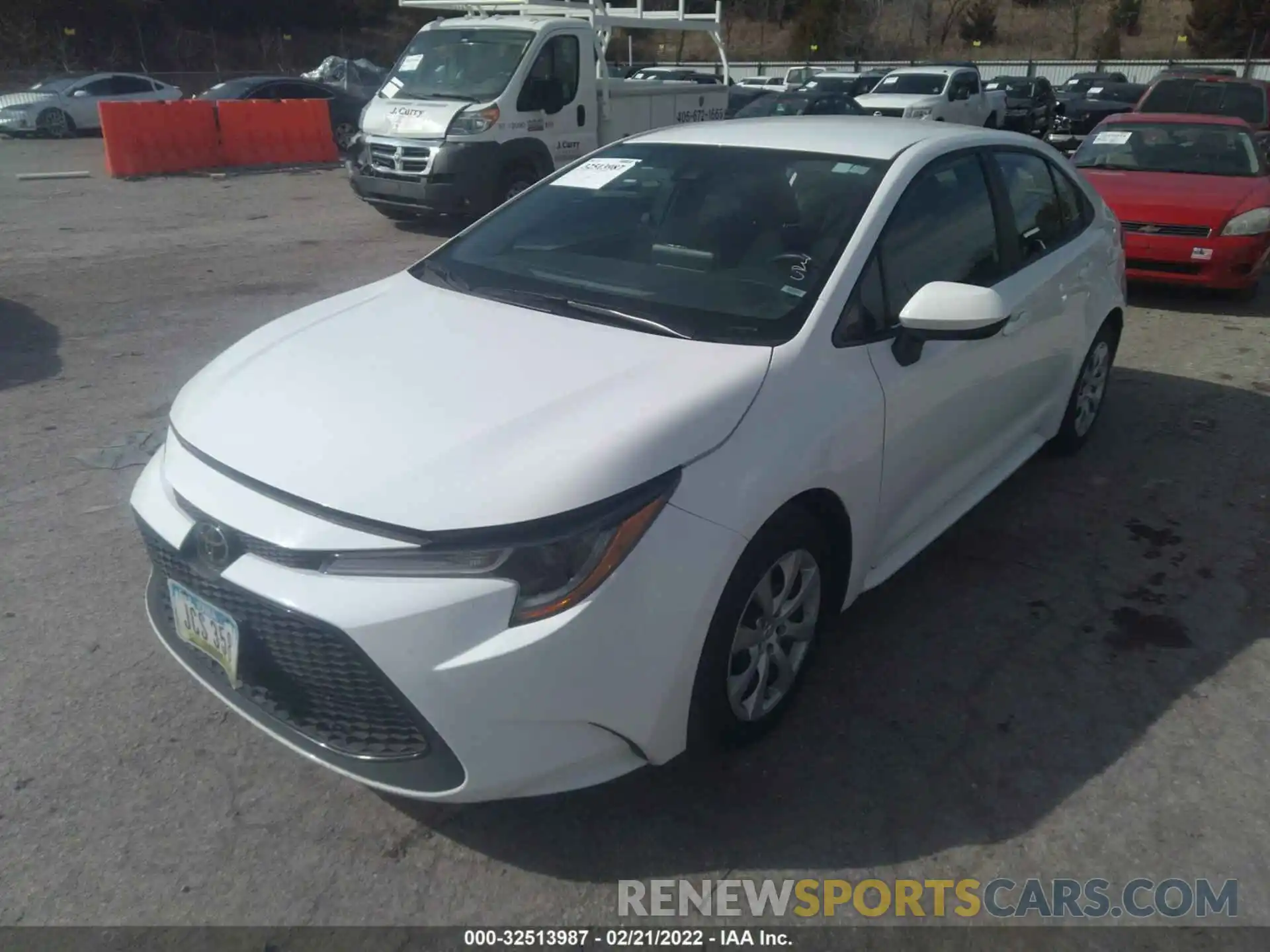 2 Photograph of a damaged car 5YFEPRAE7LP109923 TOYOTA COROLLA 2020