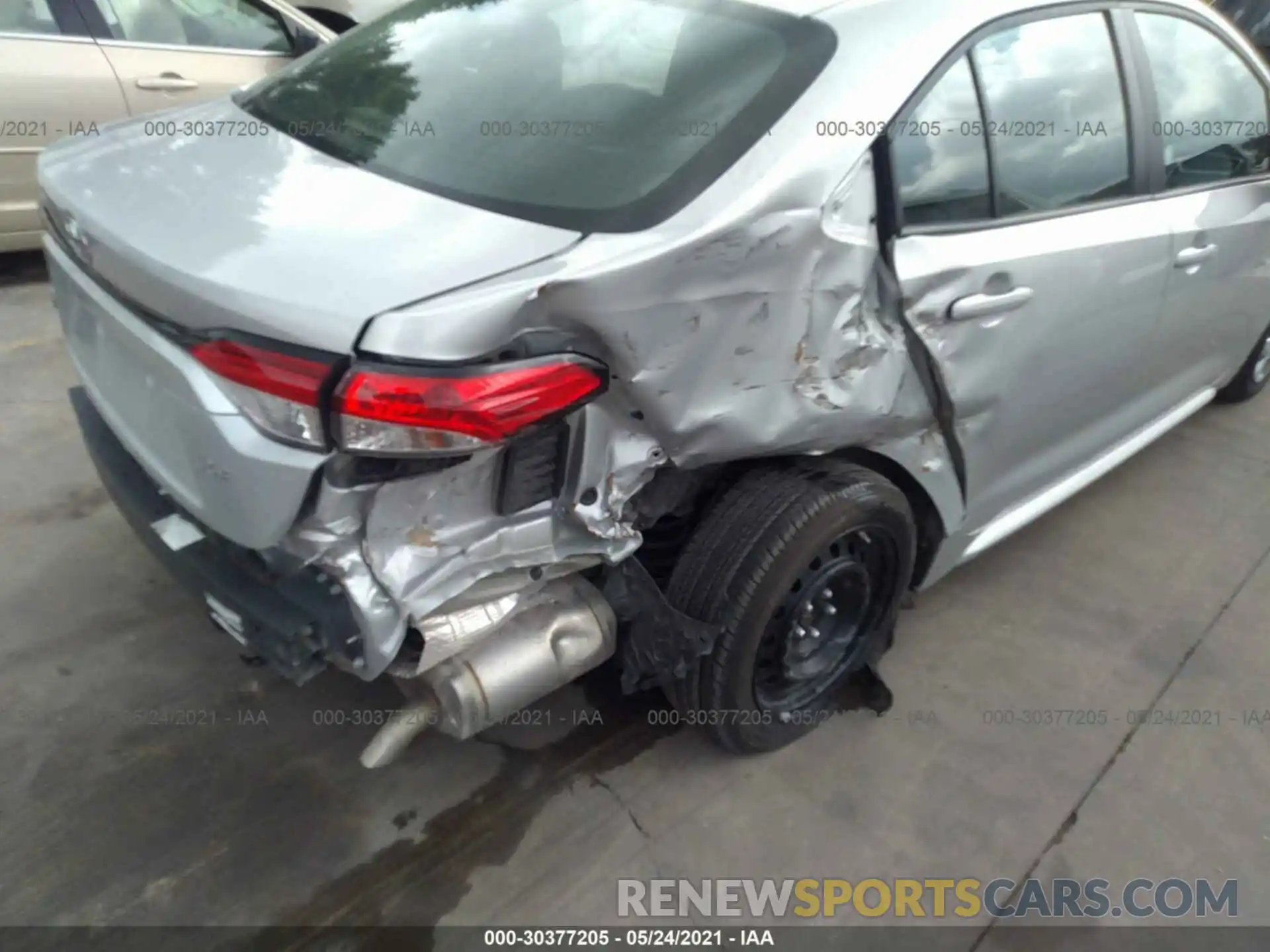 6 Фотография поврежденного автомобиля 5YFEPRAE7LP110361 TOYOTA COROLLA 2020