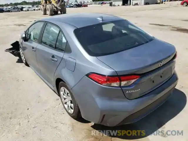 3 Photograph of a damaged car 5YFEPRAE7LP110702 TOYOTA COROLLA 2020