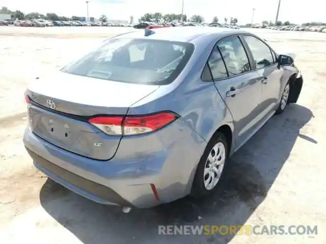 4 Photograph of a damaged car 5YFEPRAE7LP110702 TOYOTA COROLLA 2020