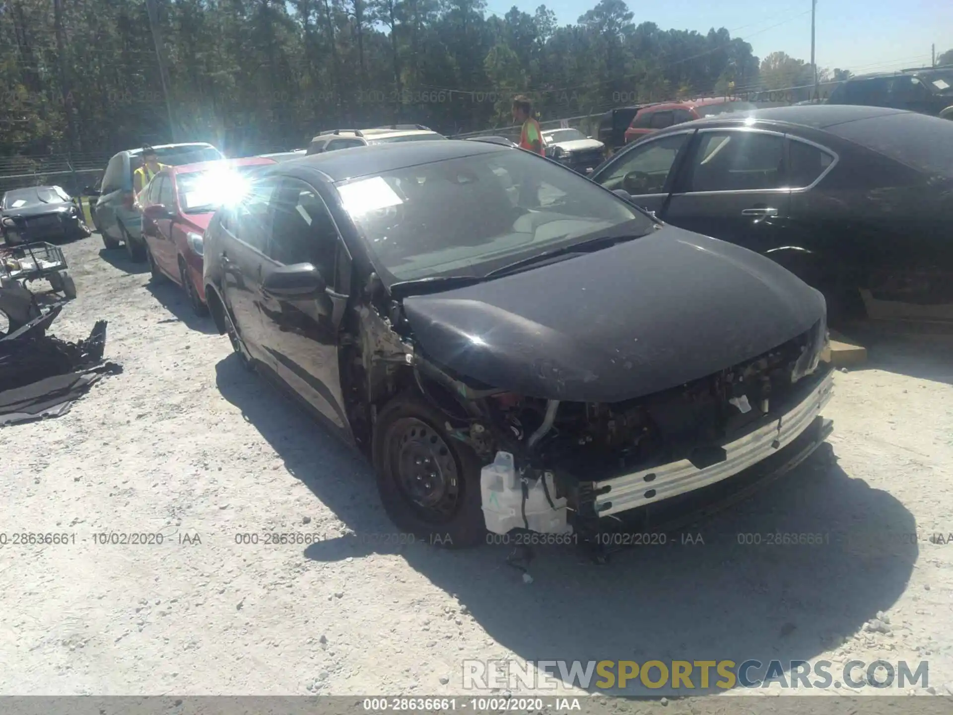 1 Photograph of a damaged car 5YFEPRAE7LP111204 TOYOTA COROLLA 2020