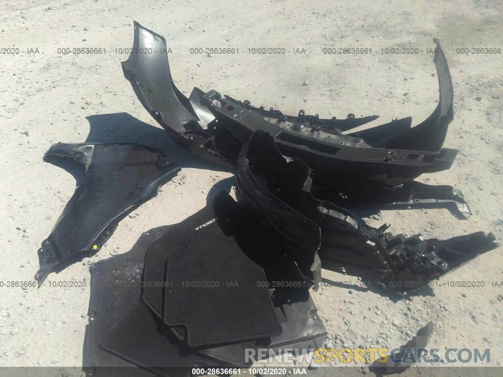 11 Photograph of a damaged car 5YFEPRAE7LP111204 TOYOTA COROLLA 2020
