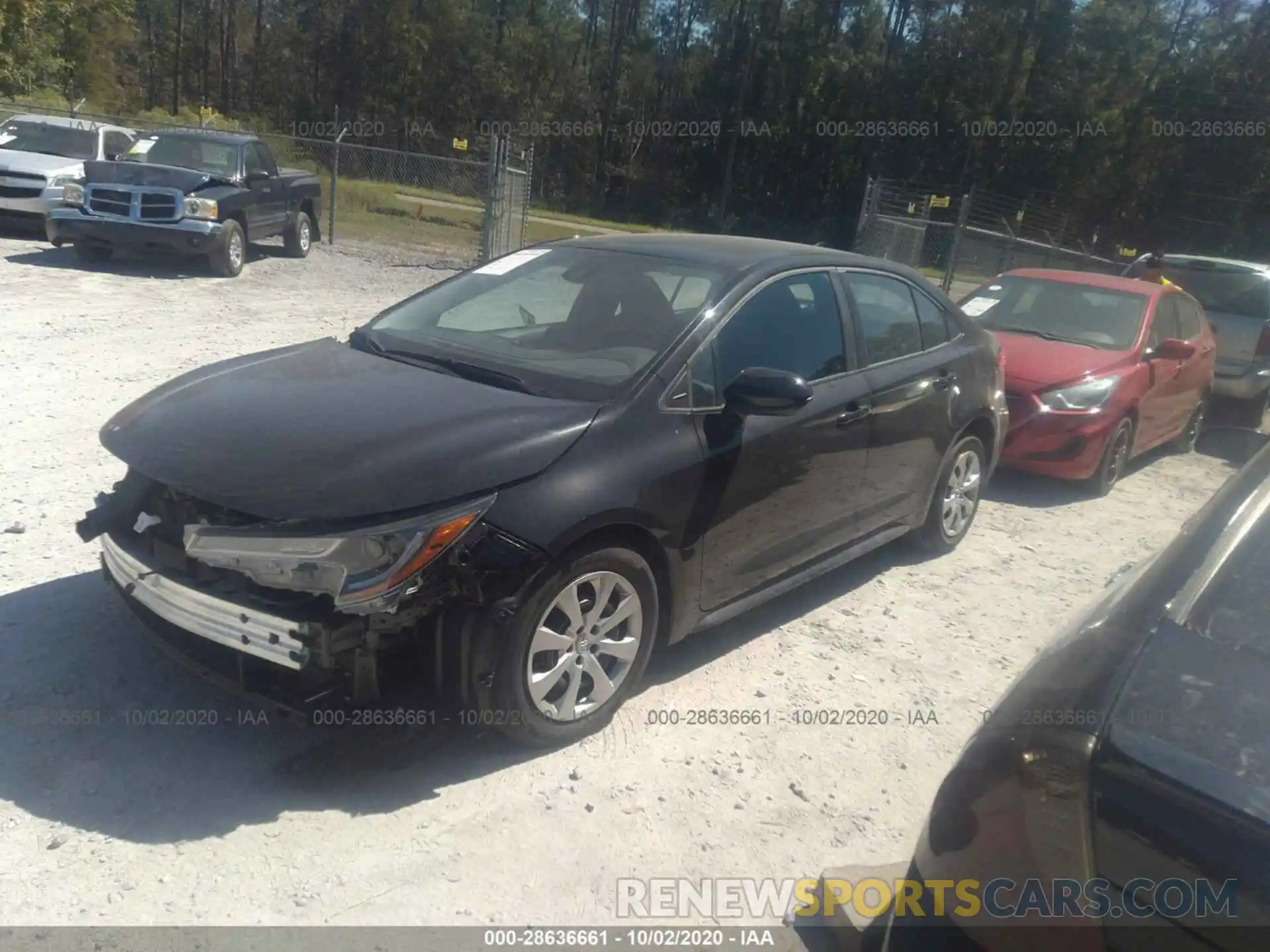 2 Photograph of a damaged car 5YFEPRAE7LP111204 TOYOTA COROLLA 2020