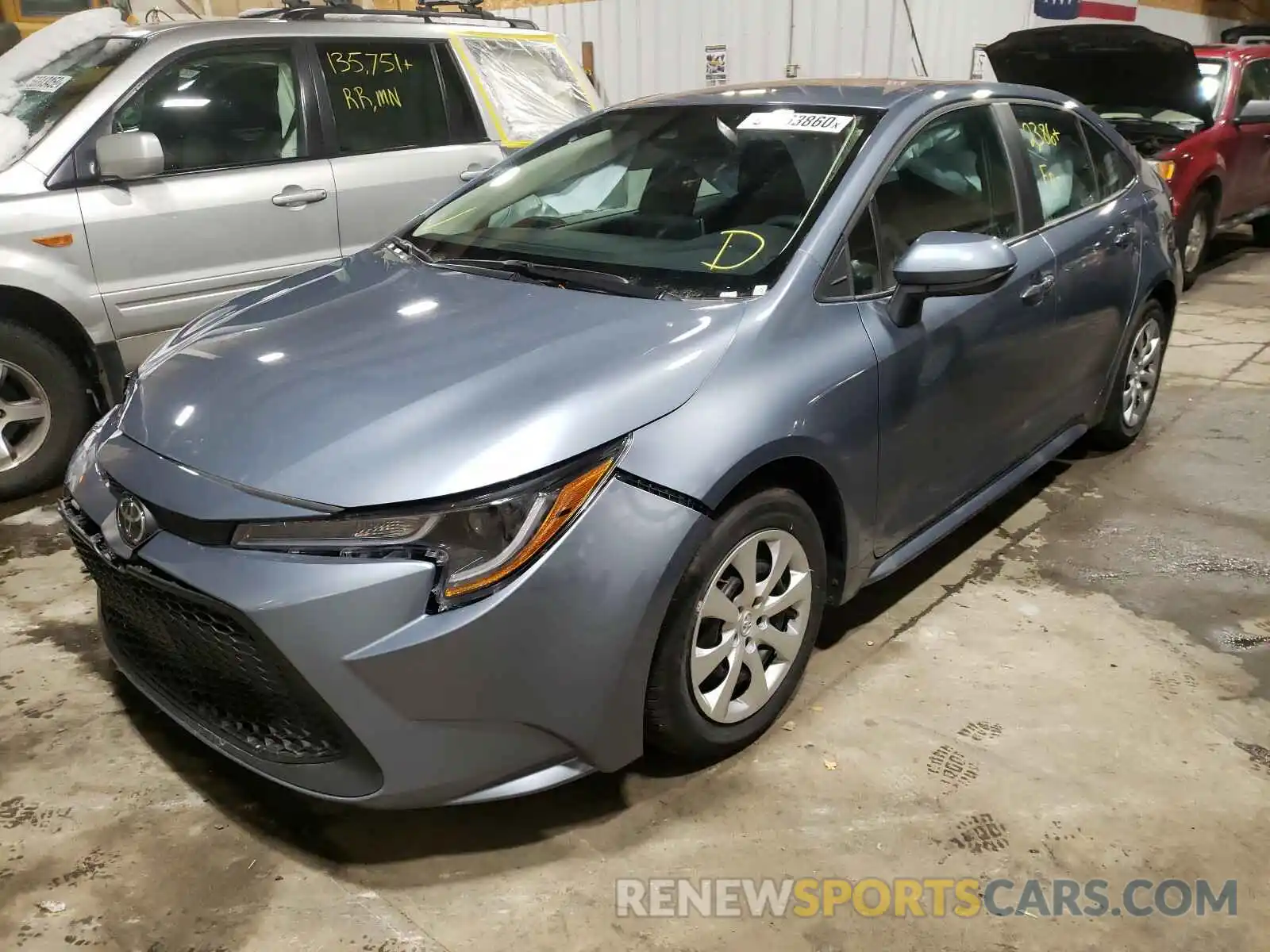 2 Photograph of a damaged car 5YFEPRAE7LP114152 TOYOTA COROLLA 2020