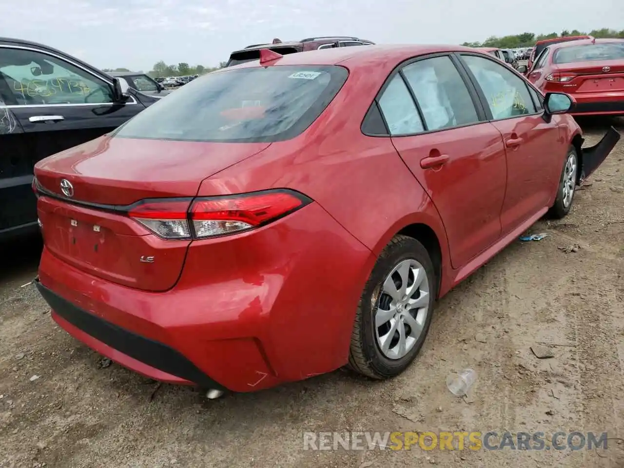 4 Photograph of a damaged car 5YFEPRAE7LP114362 TOYOTA COROLLA 2020