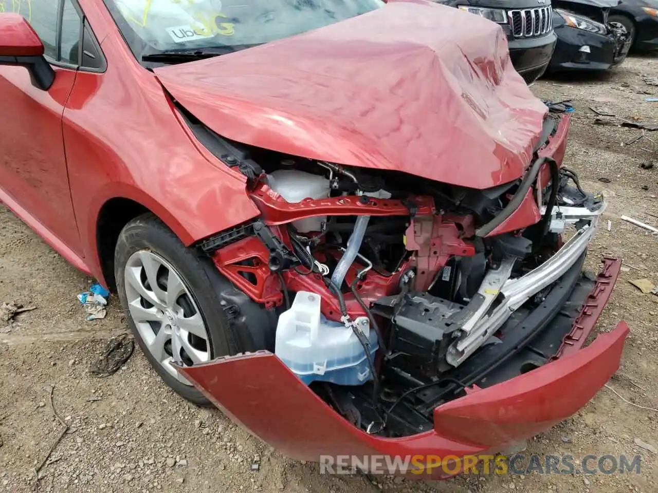 9 Photograph of a damaged car 5YFEPRAE7LP114362 TOYOTA COROLLA 2020