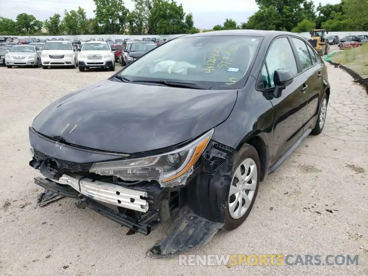 2 Photograph of a damaged car 5YFEPRAE7LP114541 TOYOTA COROLLA 2020