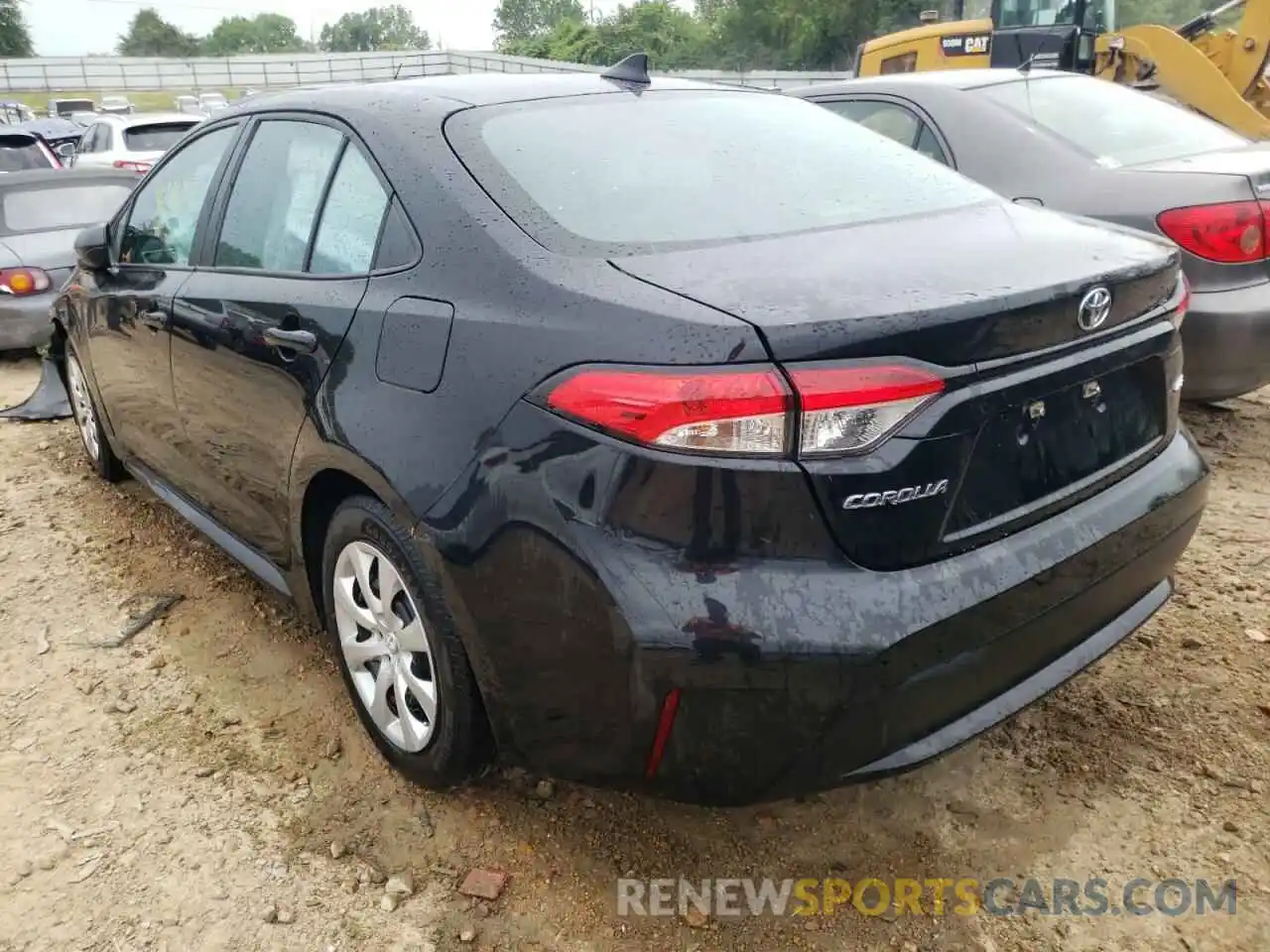 3 Photograph of a damaged car 5YFEPRAE7LP114541 TOYOTA COROLLA 2020