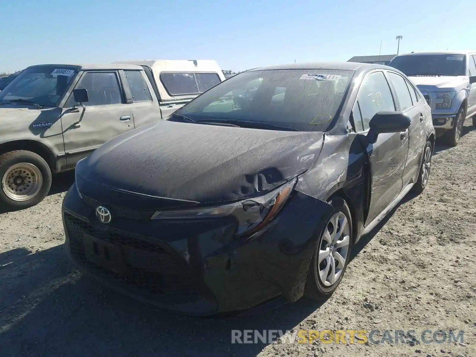 2 Photograph of a damaged car 5YFEPRAE7LP115317 TOYOTA COROLLA 2020