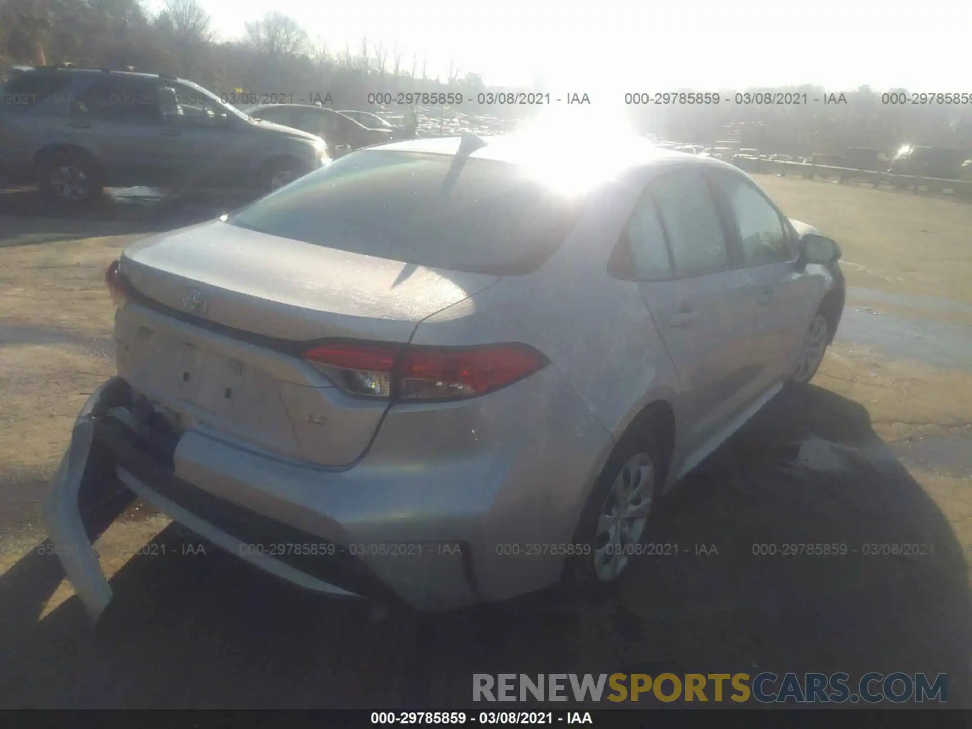 4 Photograph of a damaged car 5YFEPRAE7LP115575 TOYOTA COROLLA 2020