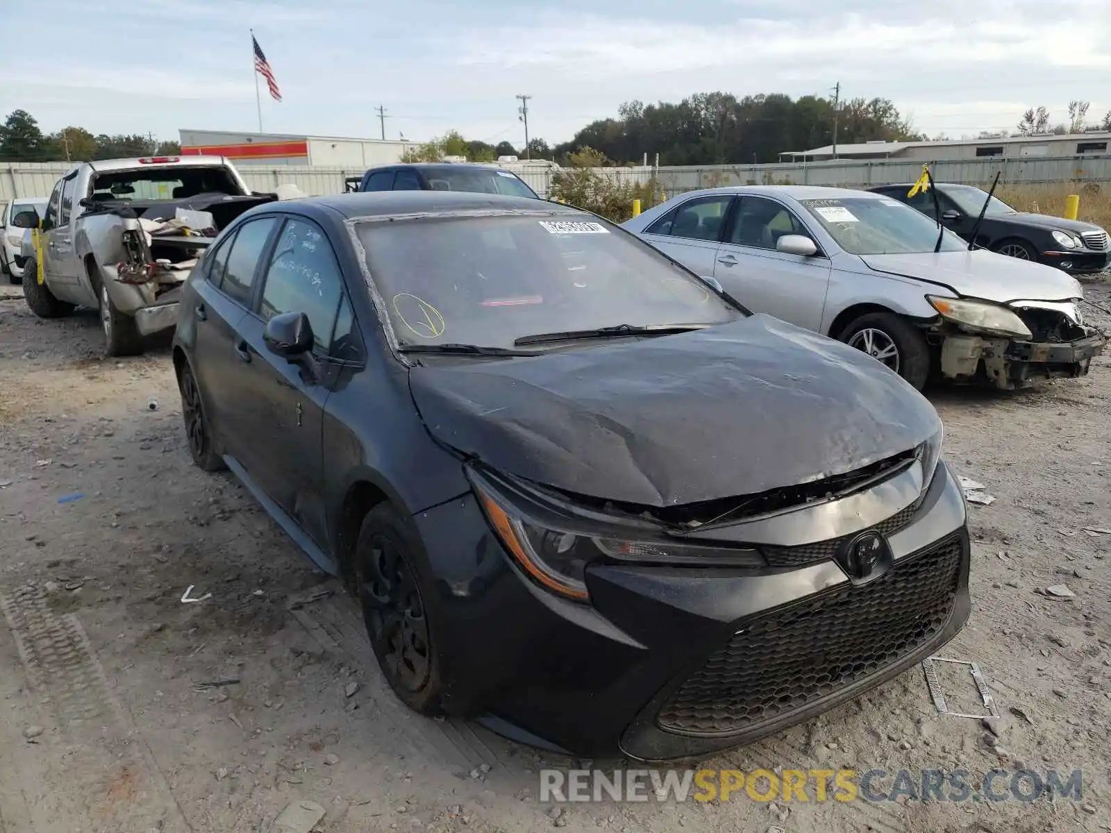 1 Photograph of a damaged car 5YFEPRAE7LP115897 TOYOTA COROLLA 2020