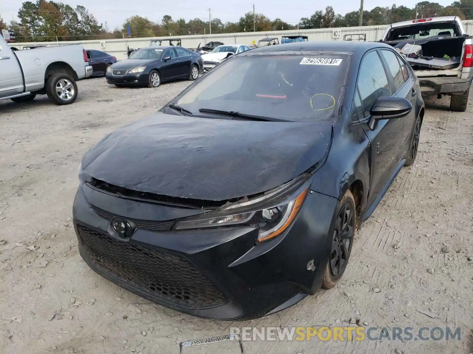 2 Photograph of a damaged car 5YFEPRAE7LP115897 TOYOTA COROLLA 2020