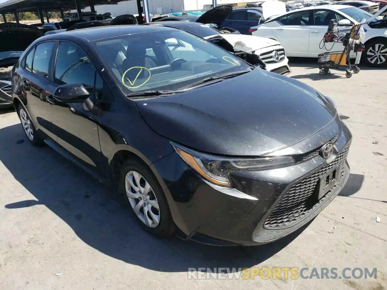 1 Photograph of a damaged car 5YFEPRAE7LP115916 TOYOTA COROLLA 2020