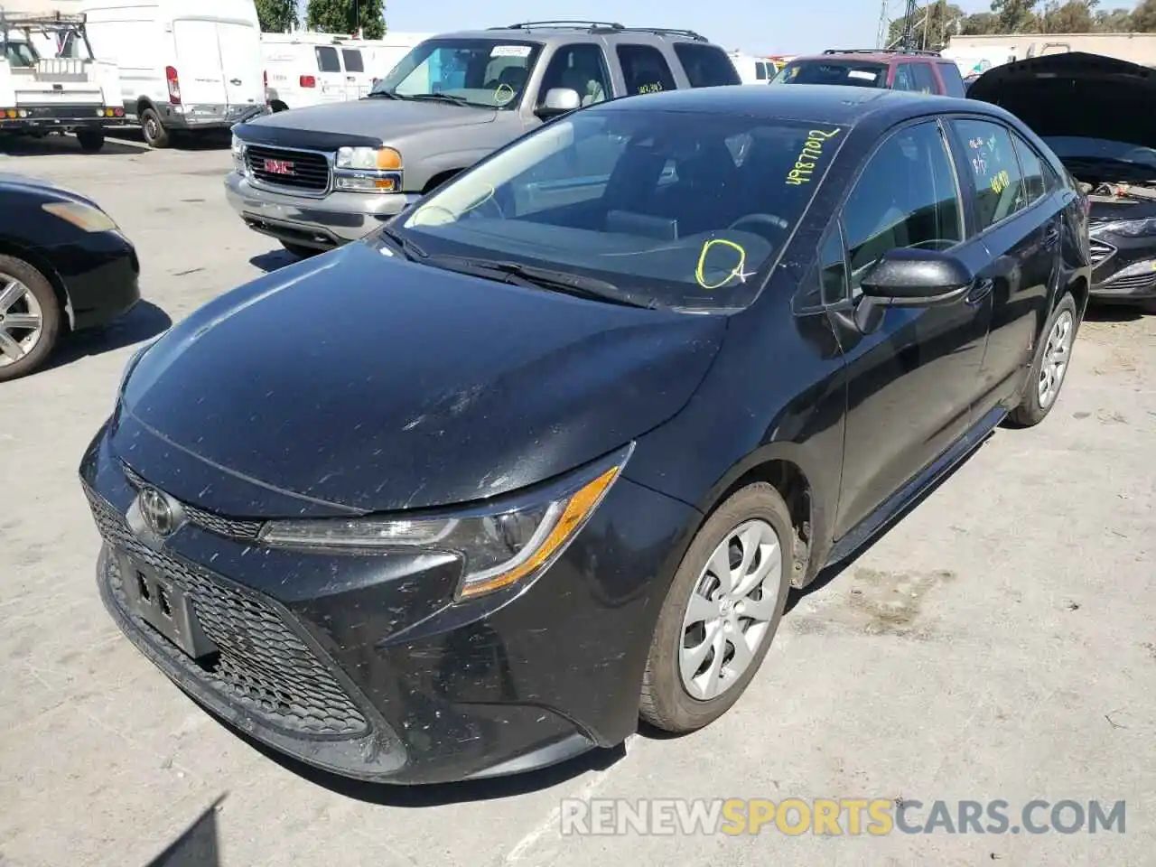 2 Photograph of a damaged car 5YFEPRAE7LP115916 TOYOTA COROLLA 2020