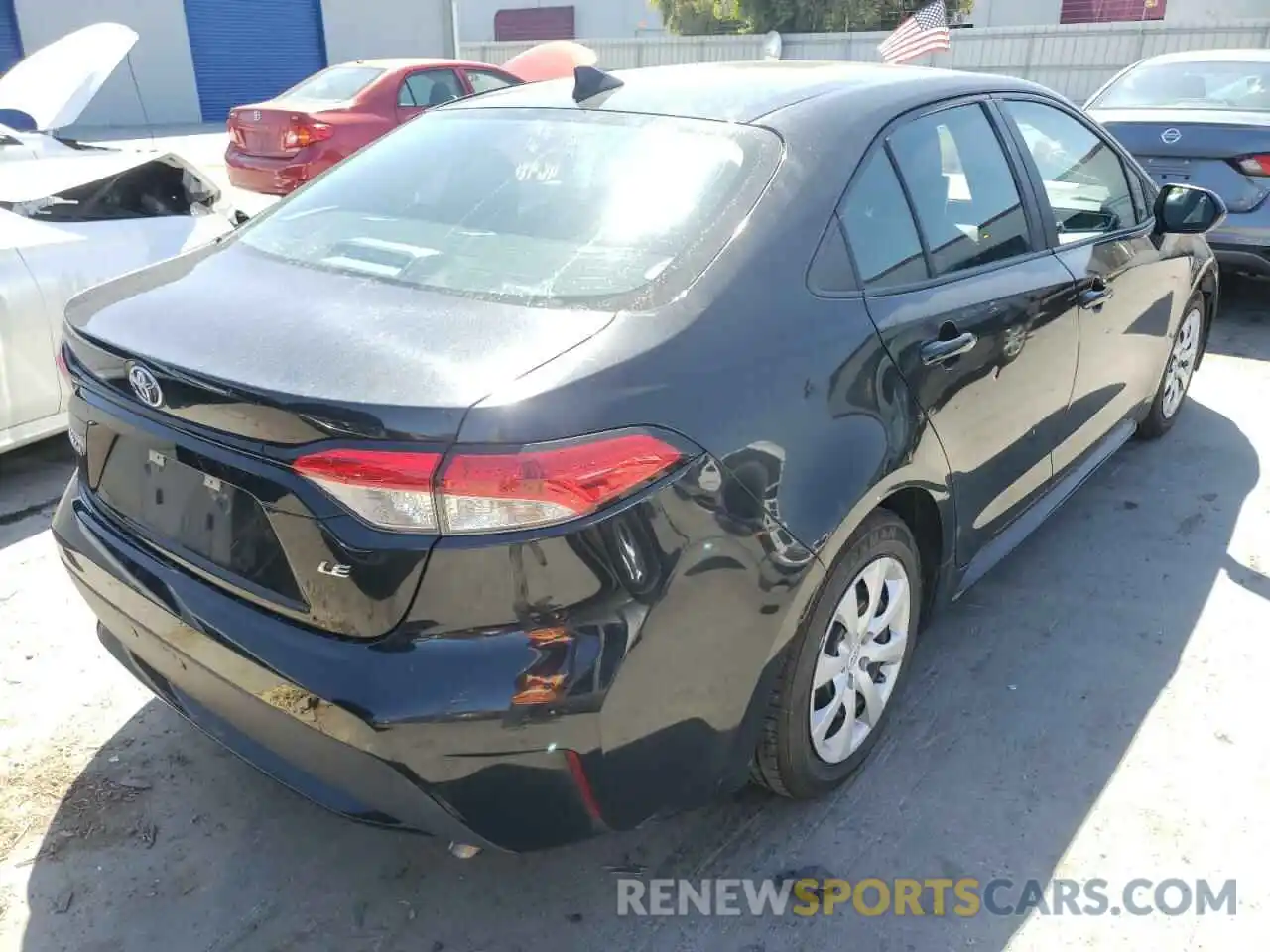 4 Photograph of a damaged car 5YFEPRAE7LP115916 TOYOTA COROLLA 2020