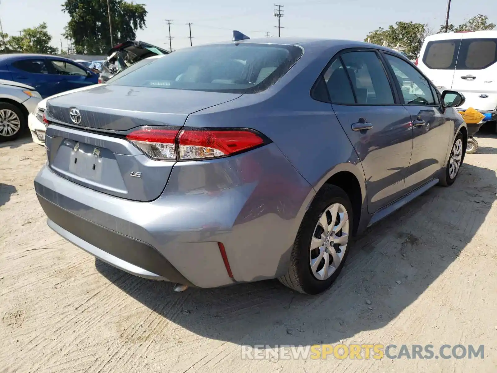 4 Photograph of a damaged car 5YFEPRAE7LP116452 TOYOTA COROLLA 2020