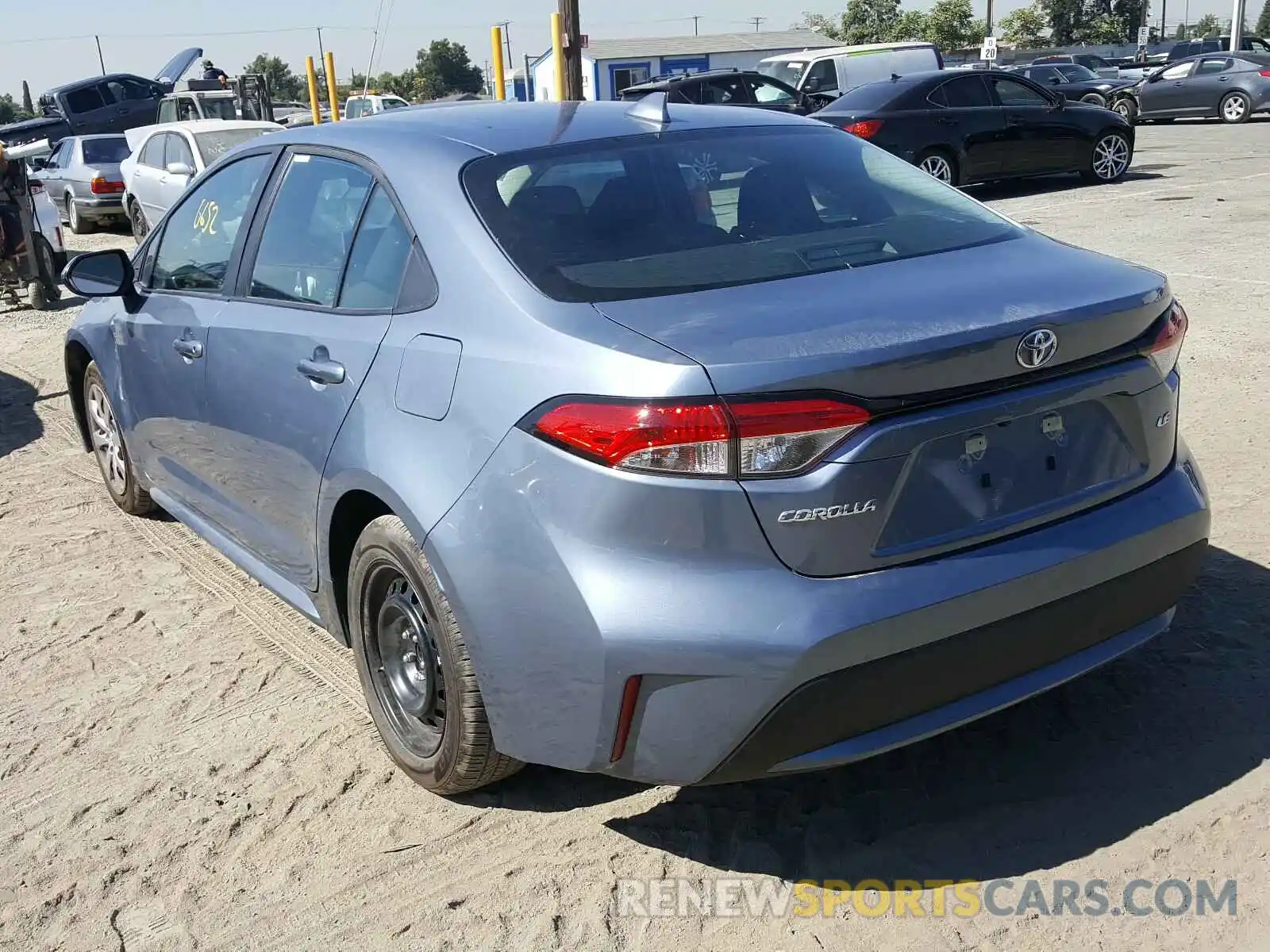 3 Photograph of a damaged car 5YFEPRAE7LP117004 TOYOTA COROLLA 2020