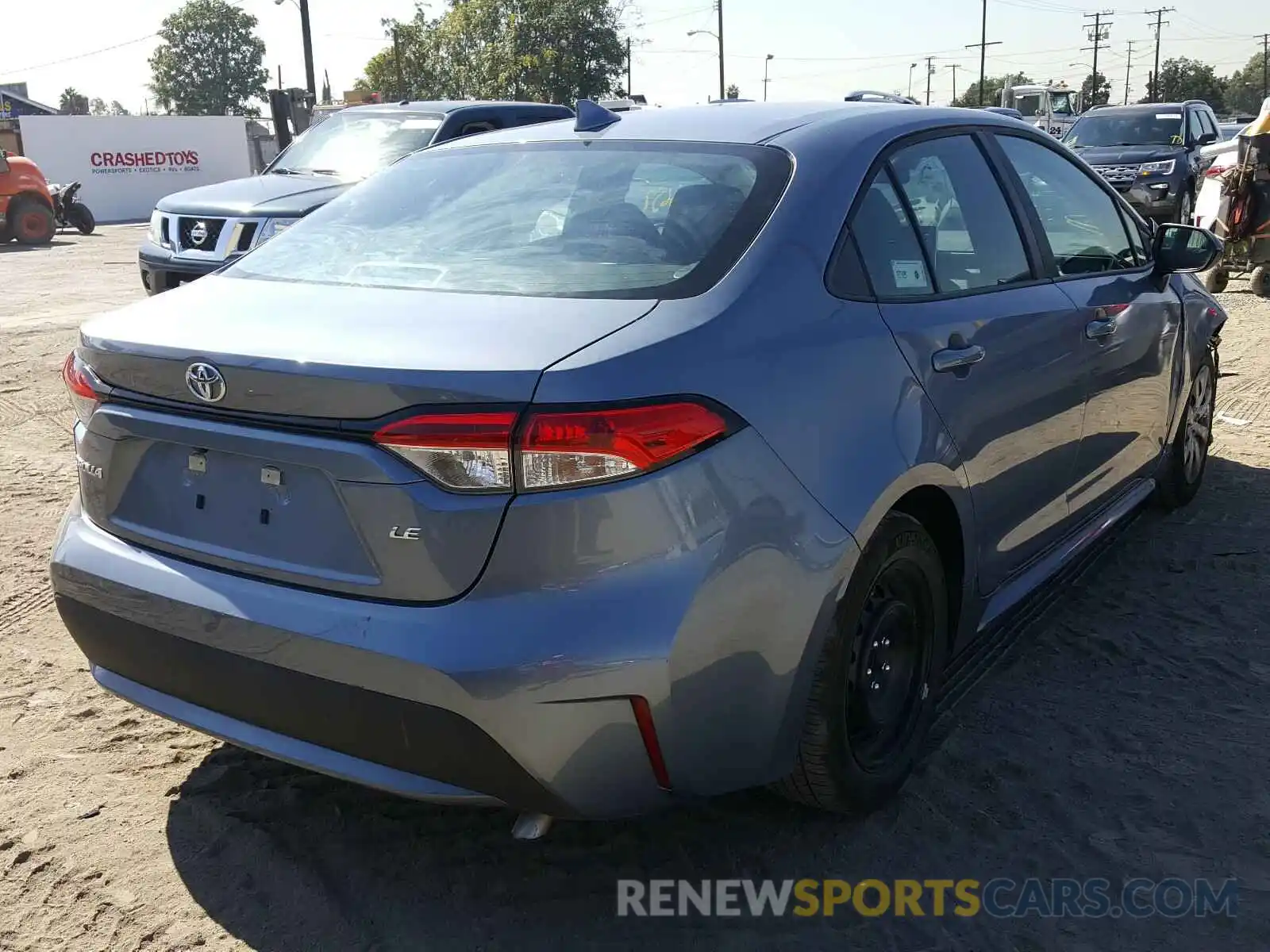 4 Photograph of a damaged car 5YFEPRAE7LP117004 TOYOTA COROLLA 2020