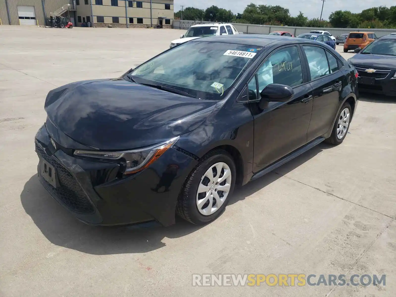 2 Photograph of a damaged car 5YFEPRAE7LP119187 TOYOTA COROLLA 2020