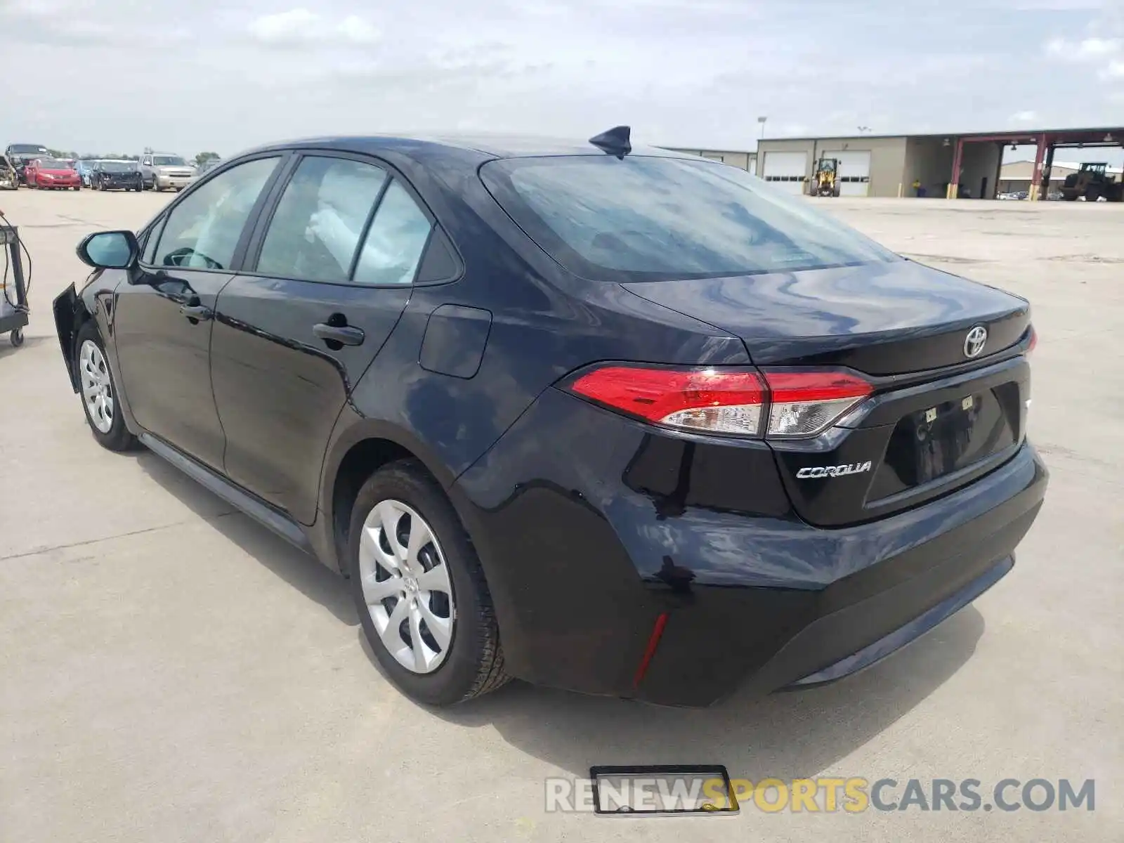 3 Photograph of a damaged car 5YFEPRAE7LP119187 TOYOTA COROLLA 2020