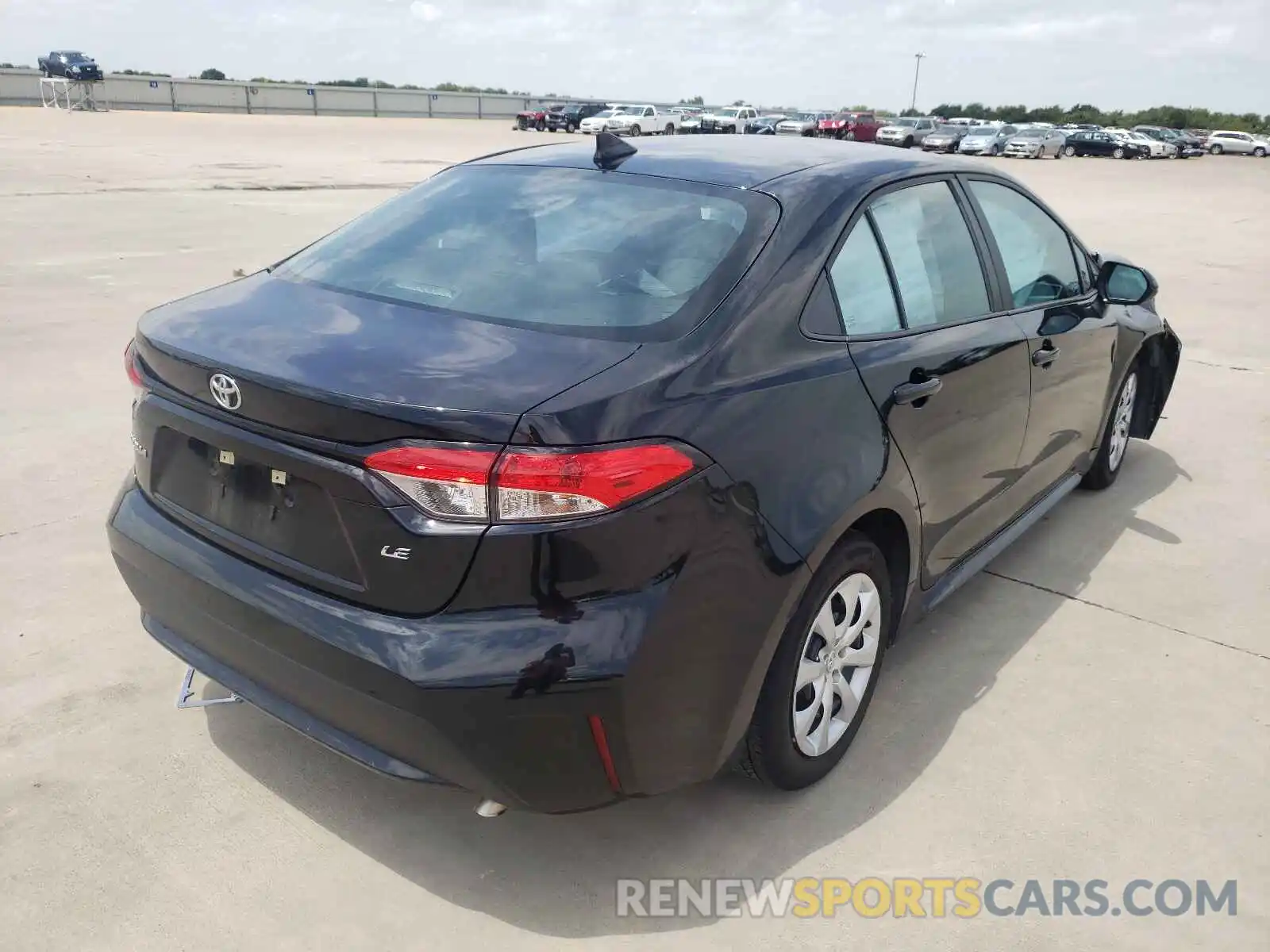 4 Photograph of a damaged car 5YFEPRAE7LP119187 TOYOTA COROLLA 2020