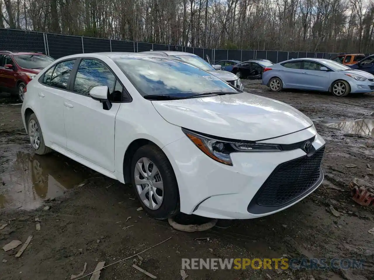 1 Photograph of a damaged car 5YFEPRAE7LP120100 TOYOTA COROLLA 2020