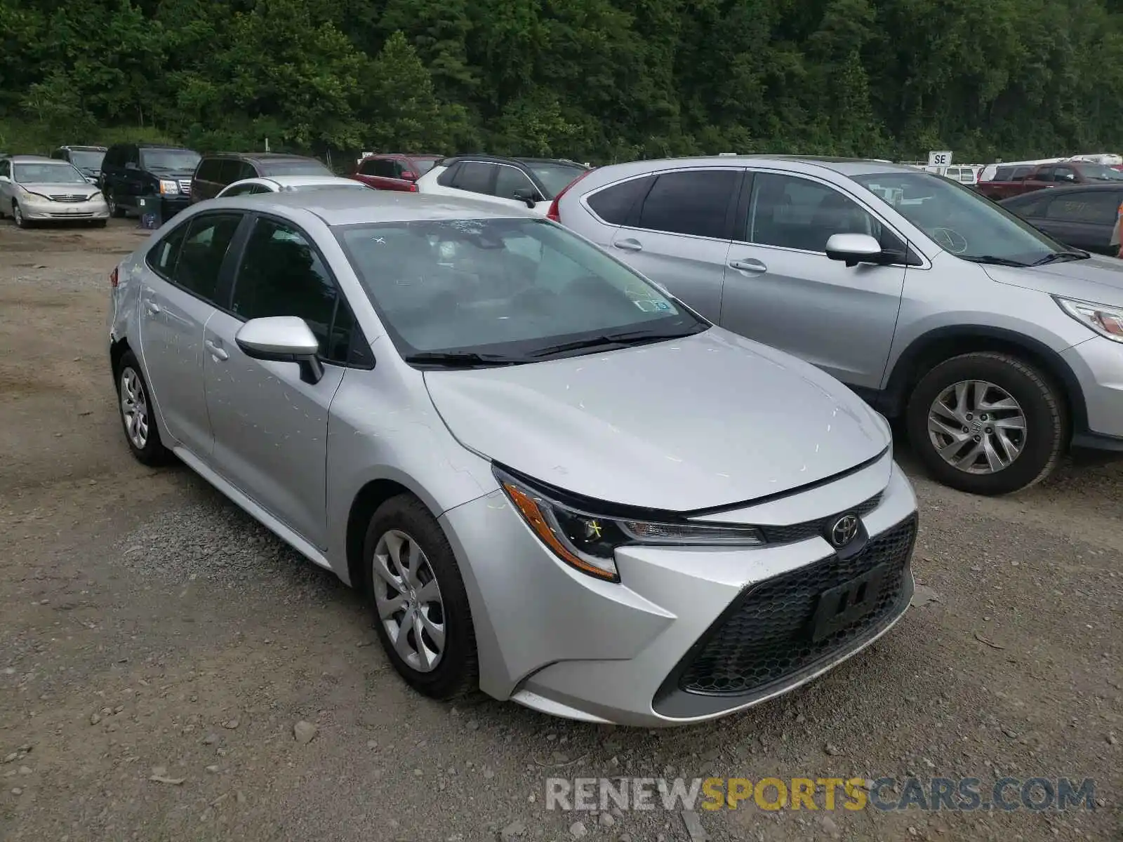 1 Photograph of a damaged car 5YFEPRAE7LP120193 TOYOTA COROLLA 2020