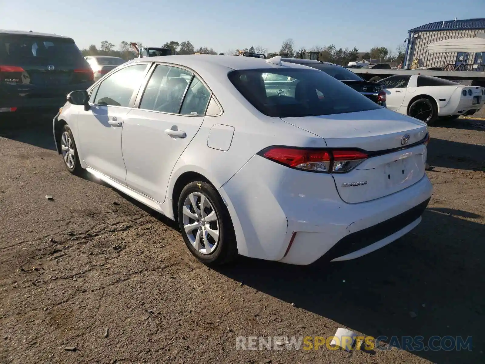 3 Photograph of a damaged car 5YFEPRAE7LP120565 TOYOTA COROLLA 2020